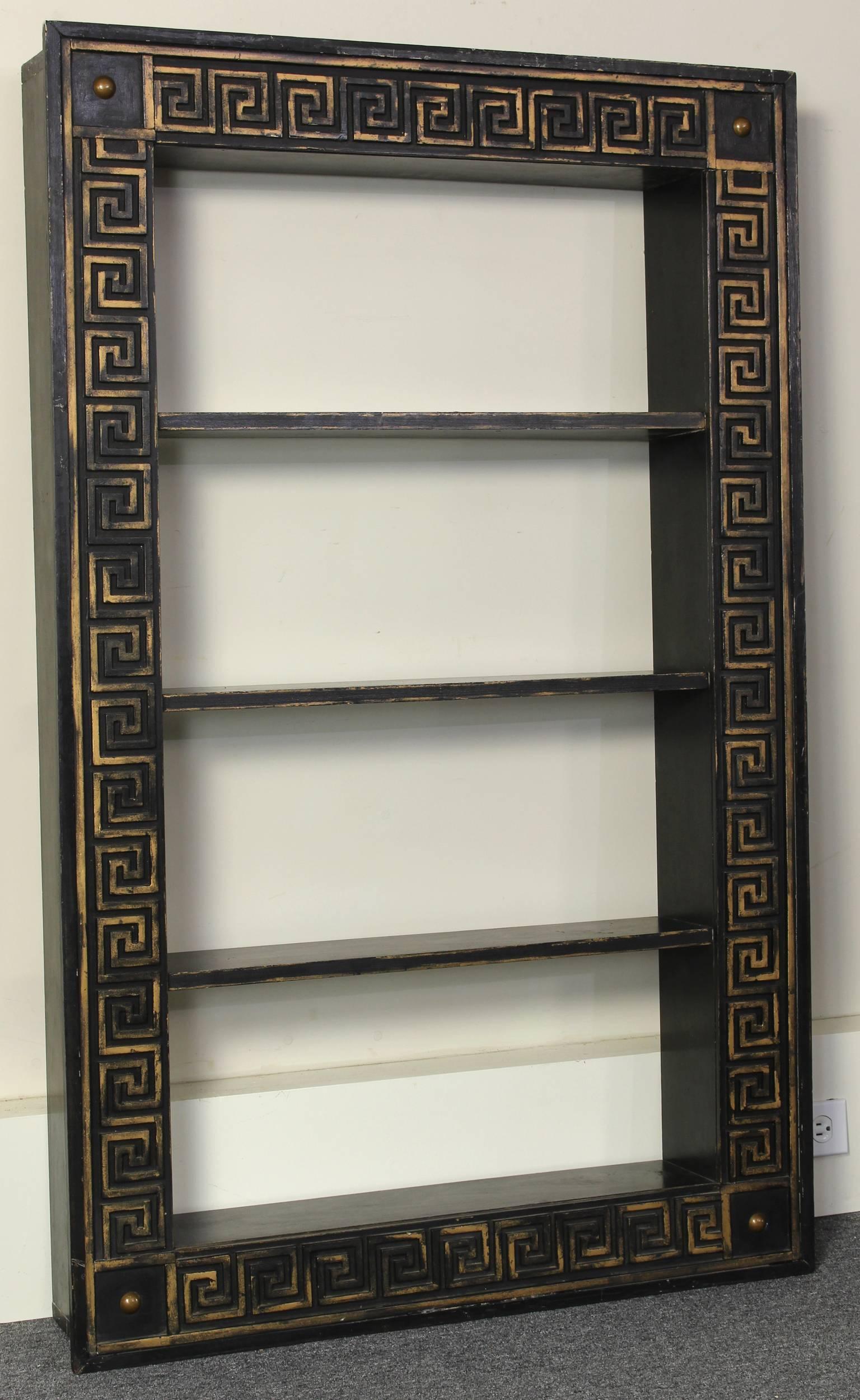 American Federal Style Hanging Bookcase