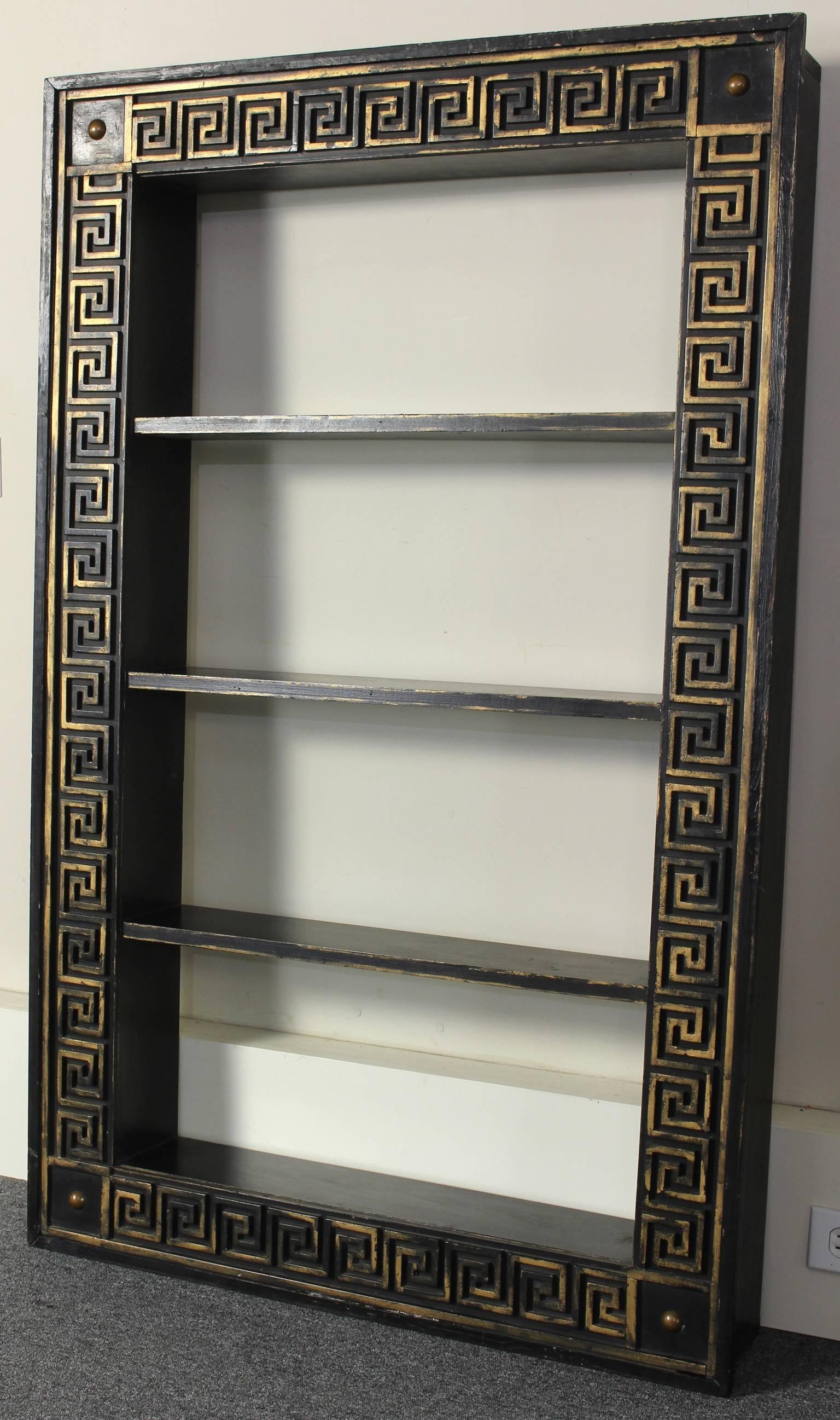 Late 20th Century Federal Style Hanging Bookcase