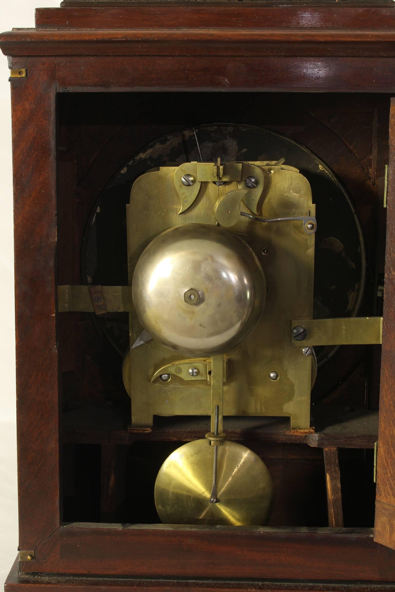 Early 19th Century Regency 8-Day Bracket or Mantel Clock