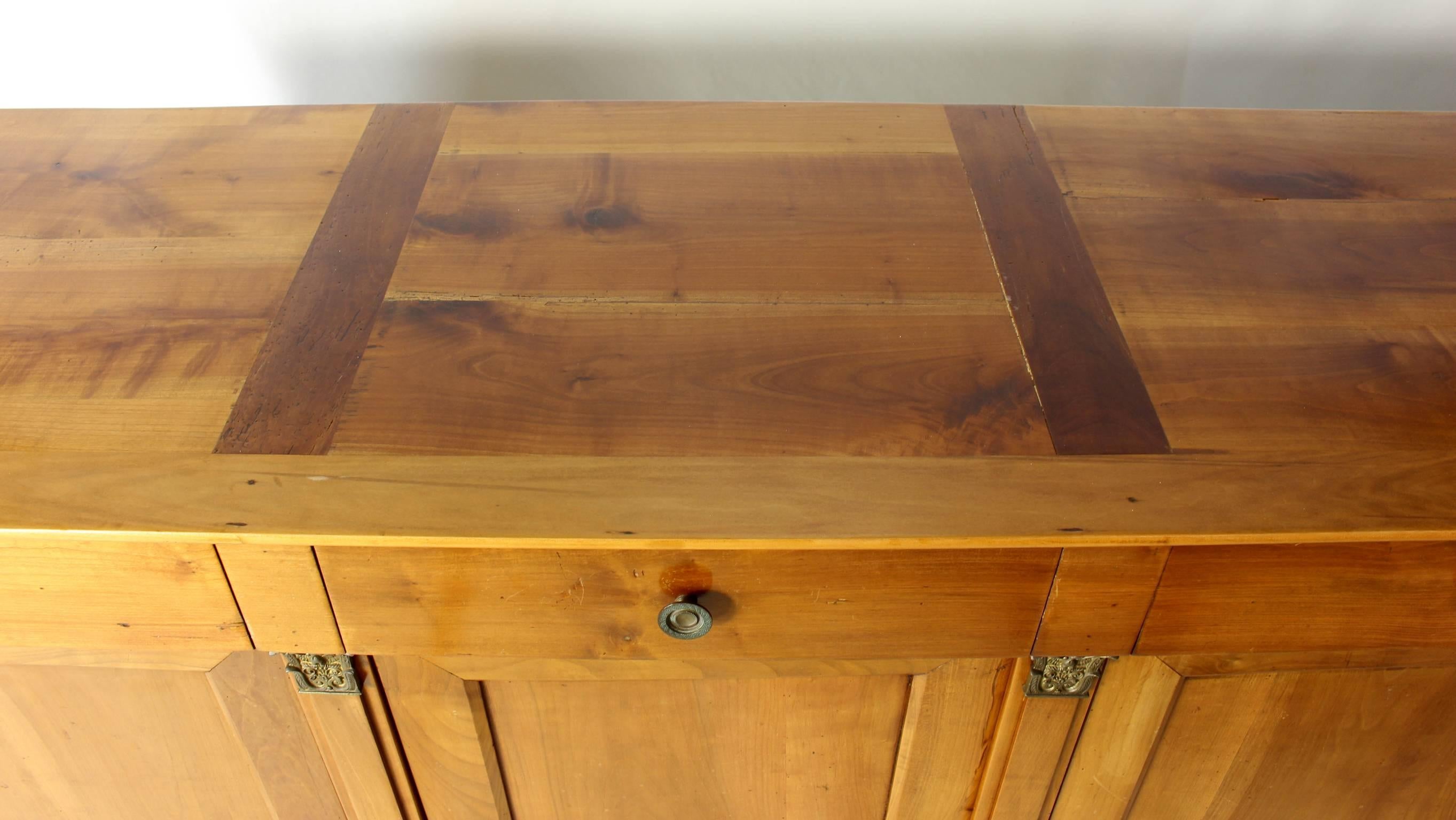 19th Century French Cherrywood Buffet Cabinet 1