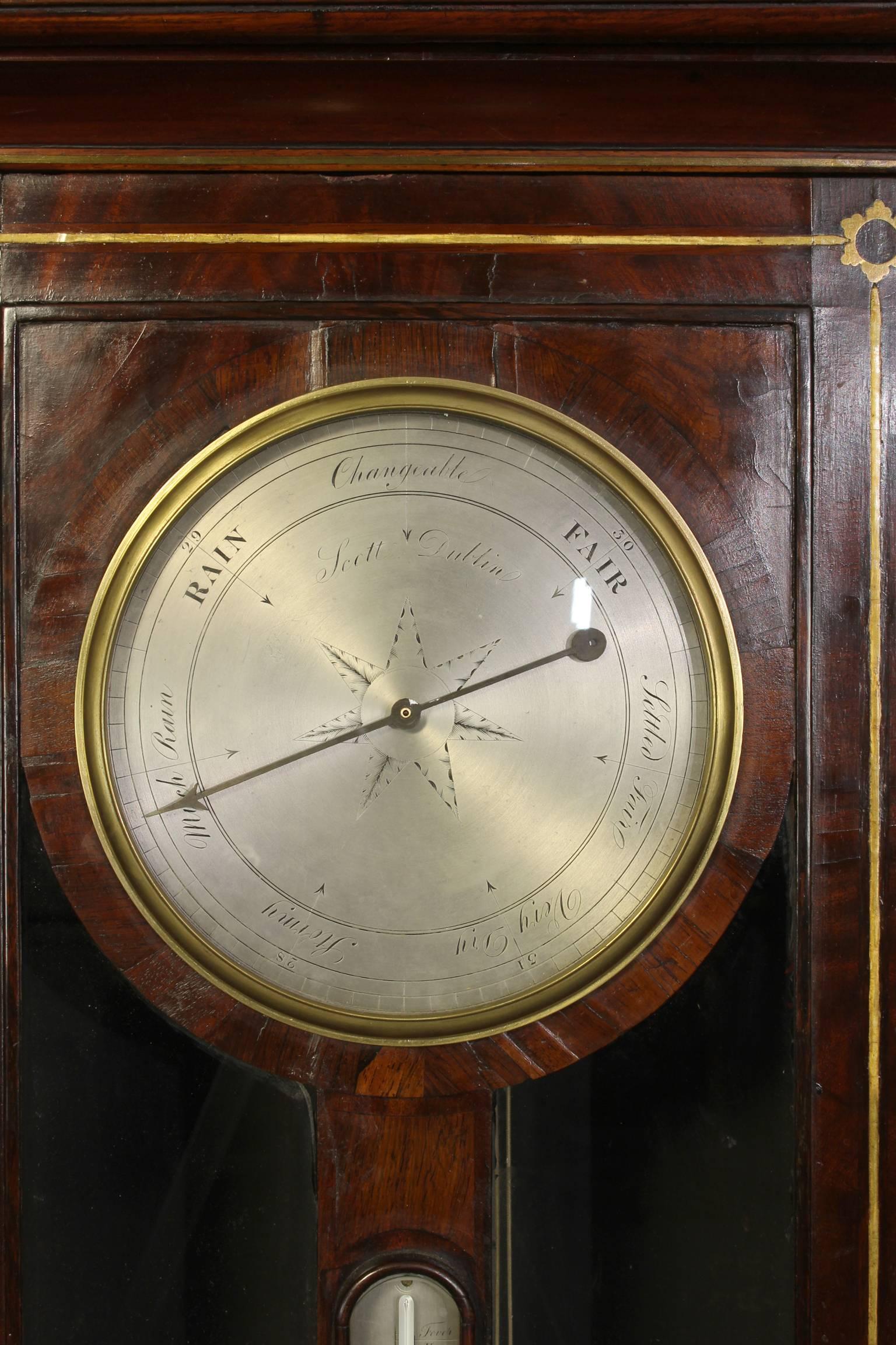 Irish Regency Eight Day Tall Case Clock 3