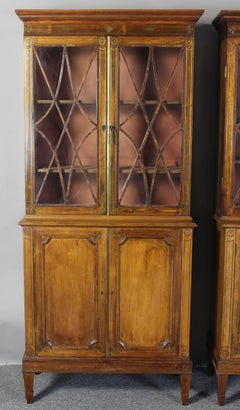 Pair of 19th Century Rosewood Bookcase Cabinets