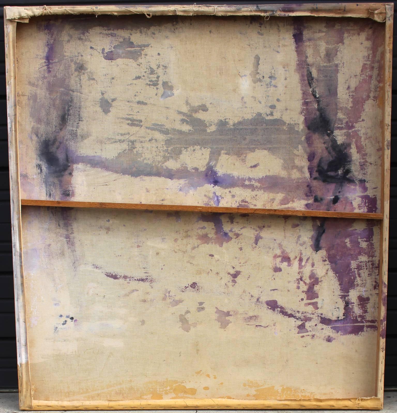 Mid-20th Century Large Abstract Painting For Sale 2