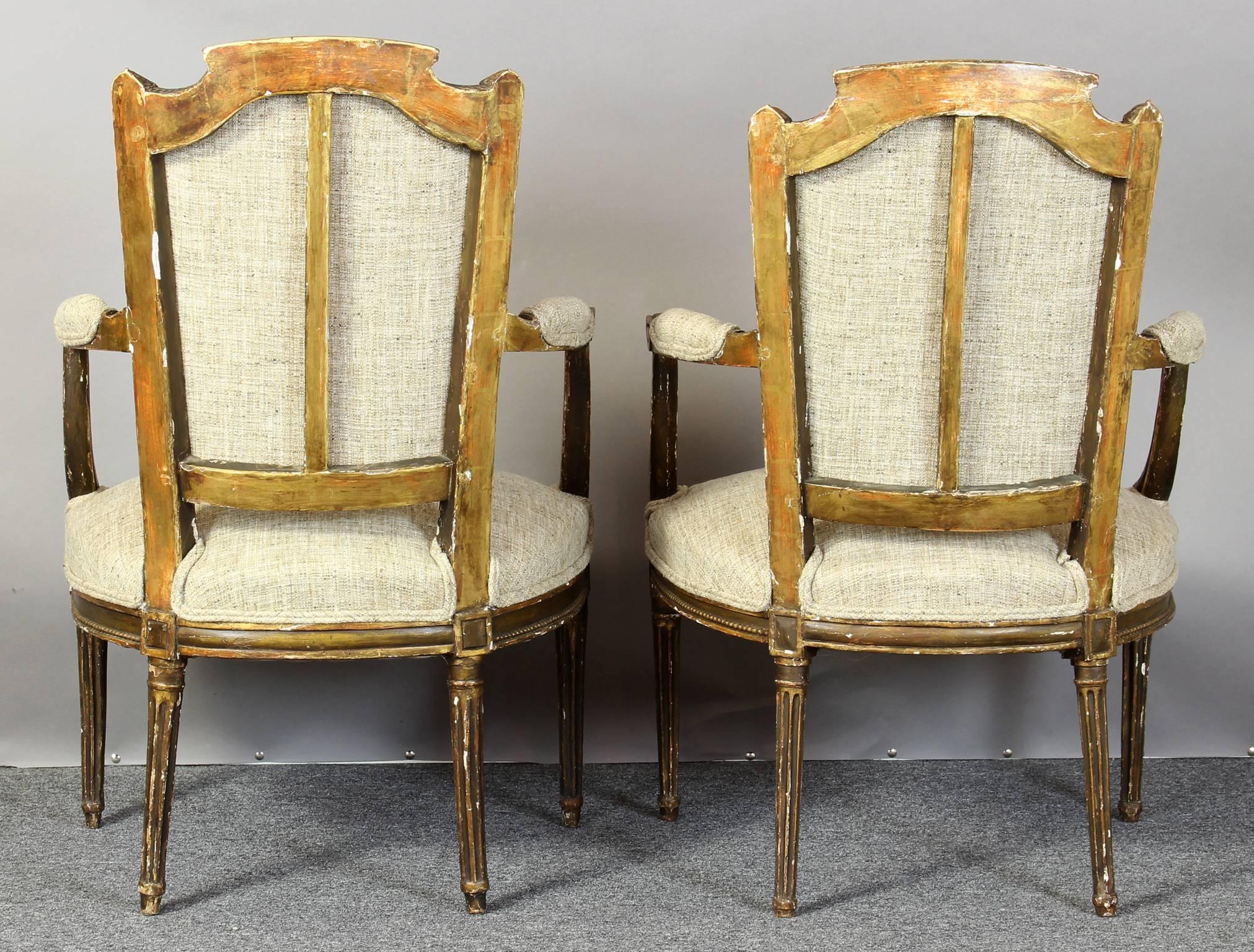 Pair of 18th Century French Fauteuils 1