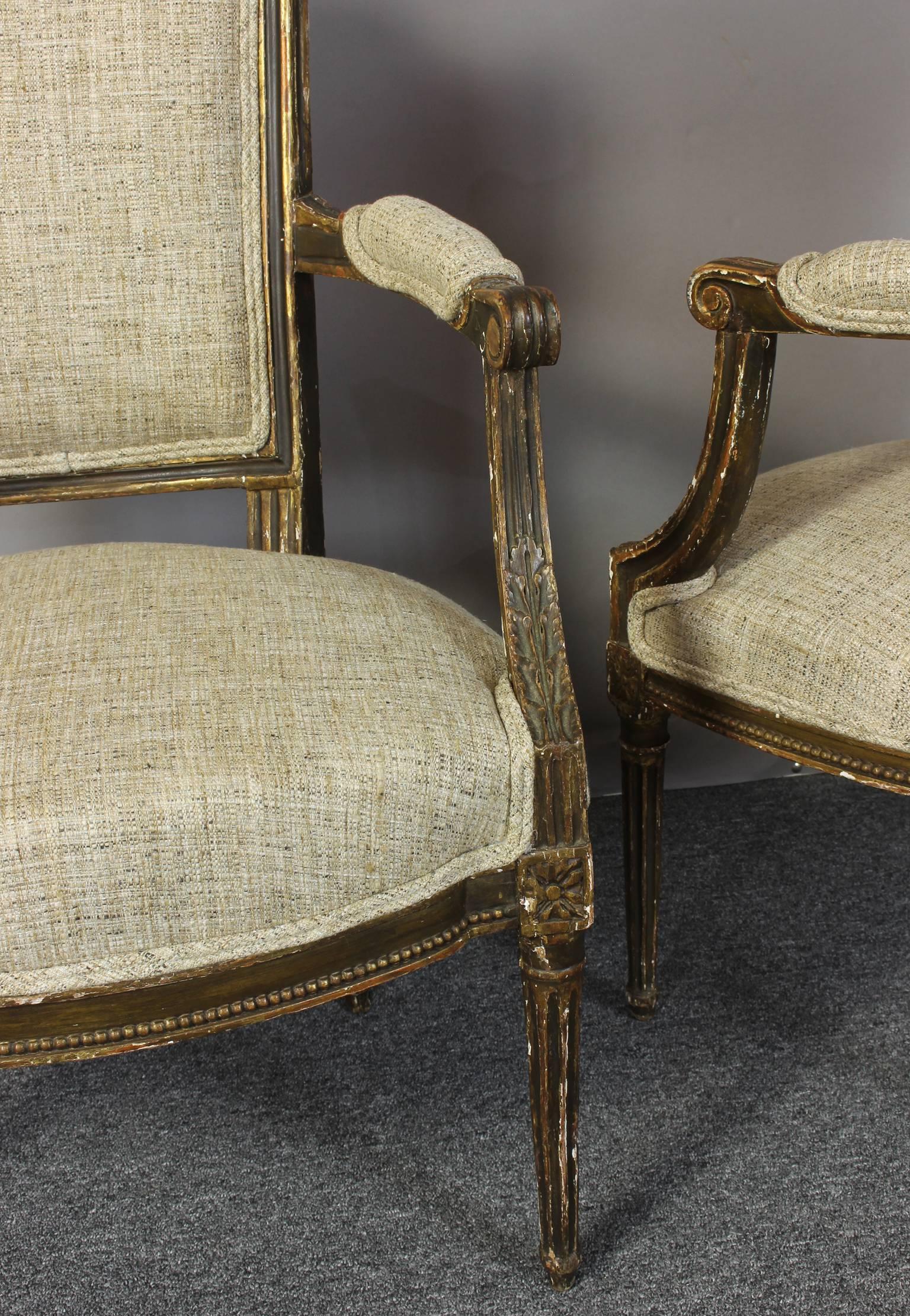 Pair of 18th Century French Fauteuils 4