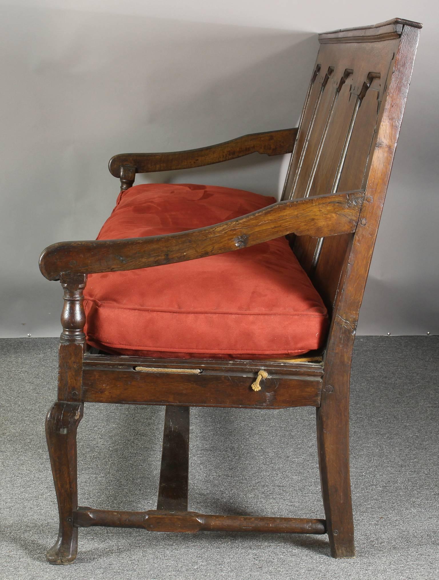 antique settle bench