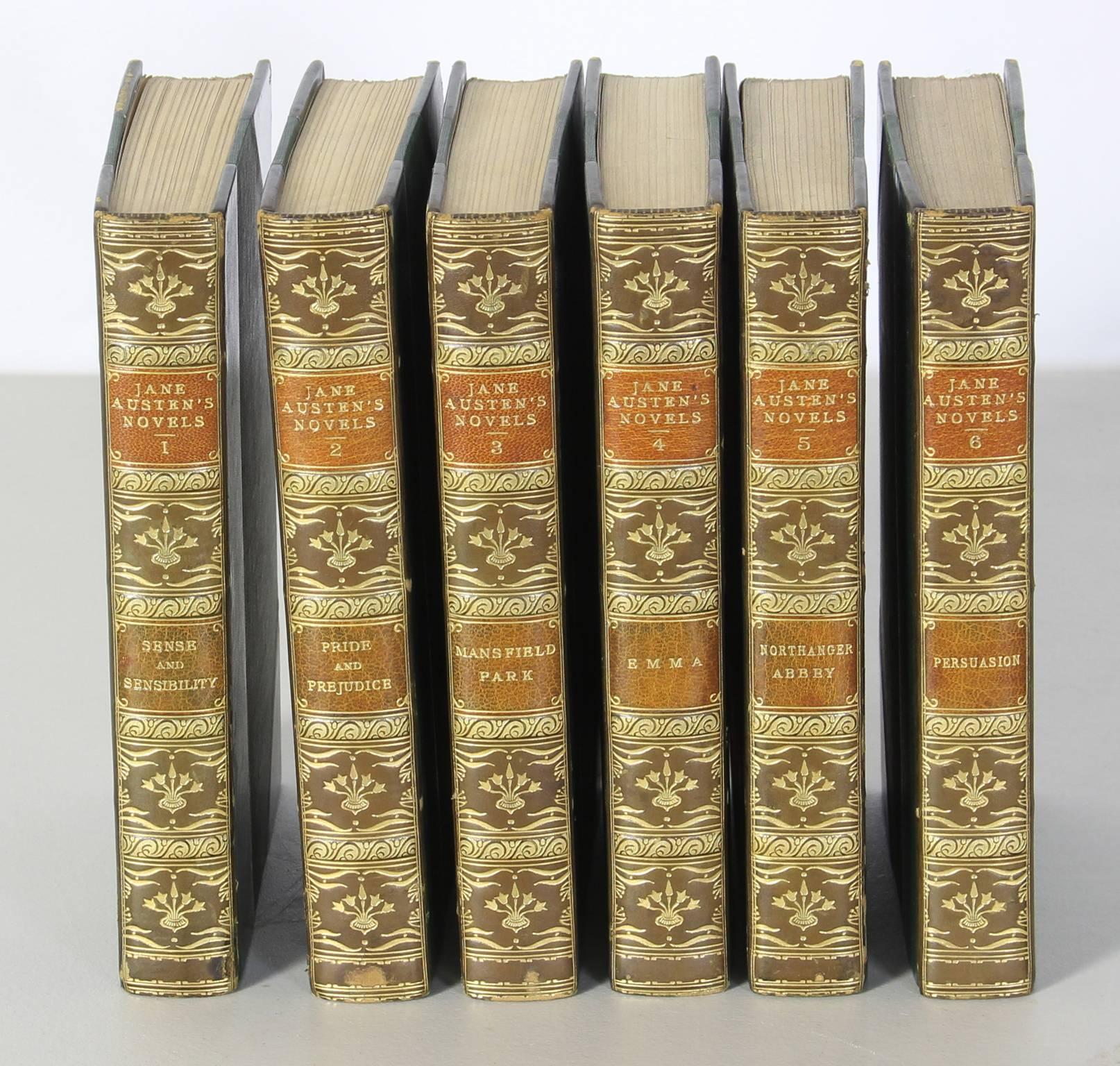 Handsome Collection of Jane Austen's Novels In Excellent Condition In Kilmarnock, VA