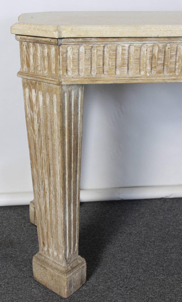 wallpapers Limed Oak Console Table 1stdibs