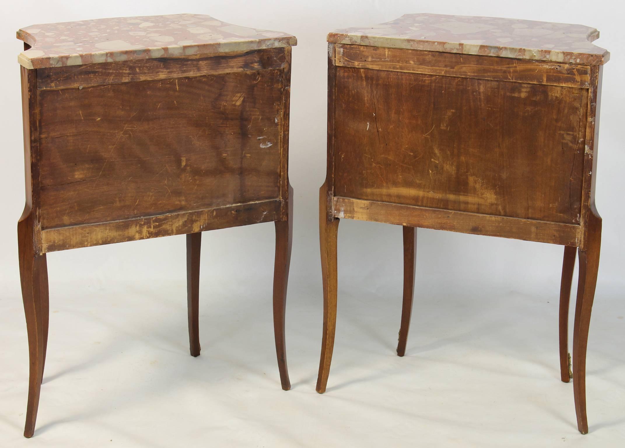 Pair of French Bedside Tables 2