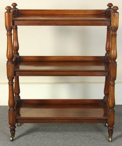 19th Century English Mahogany Trolly or Server