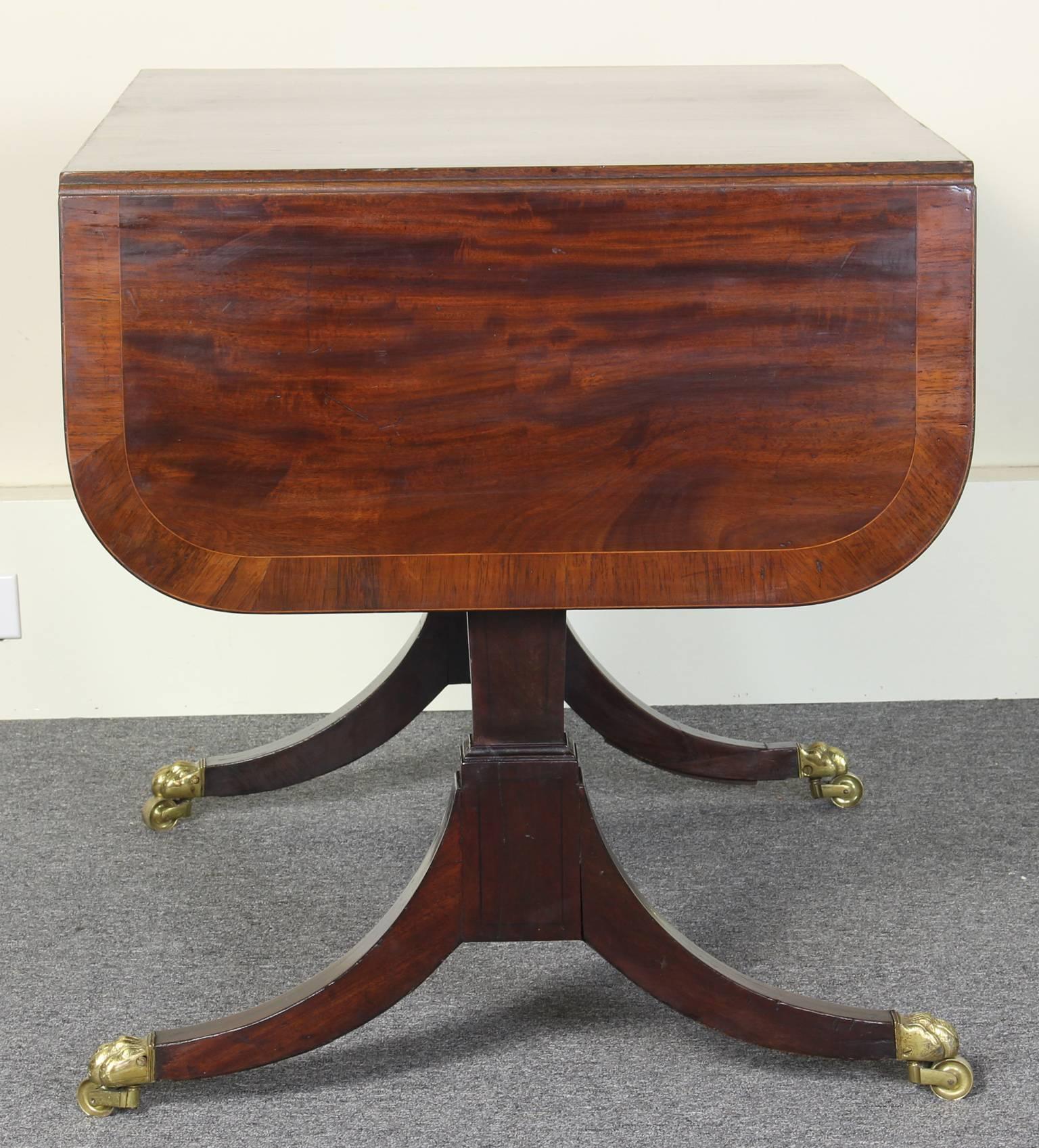 English Regency Mahogany Sofa Table