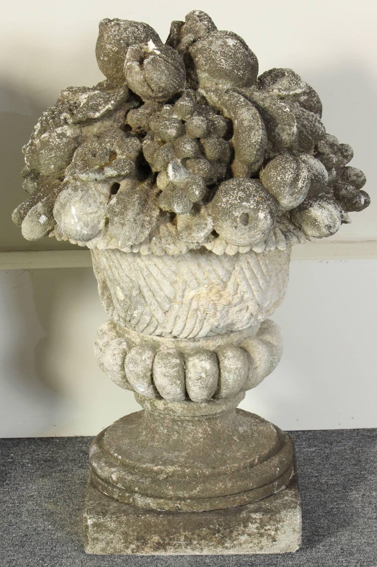 Pair of Stone Fruit Baskets For Sale at 1stDibs