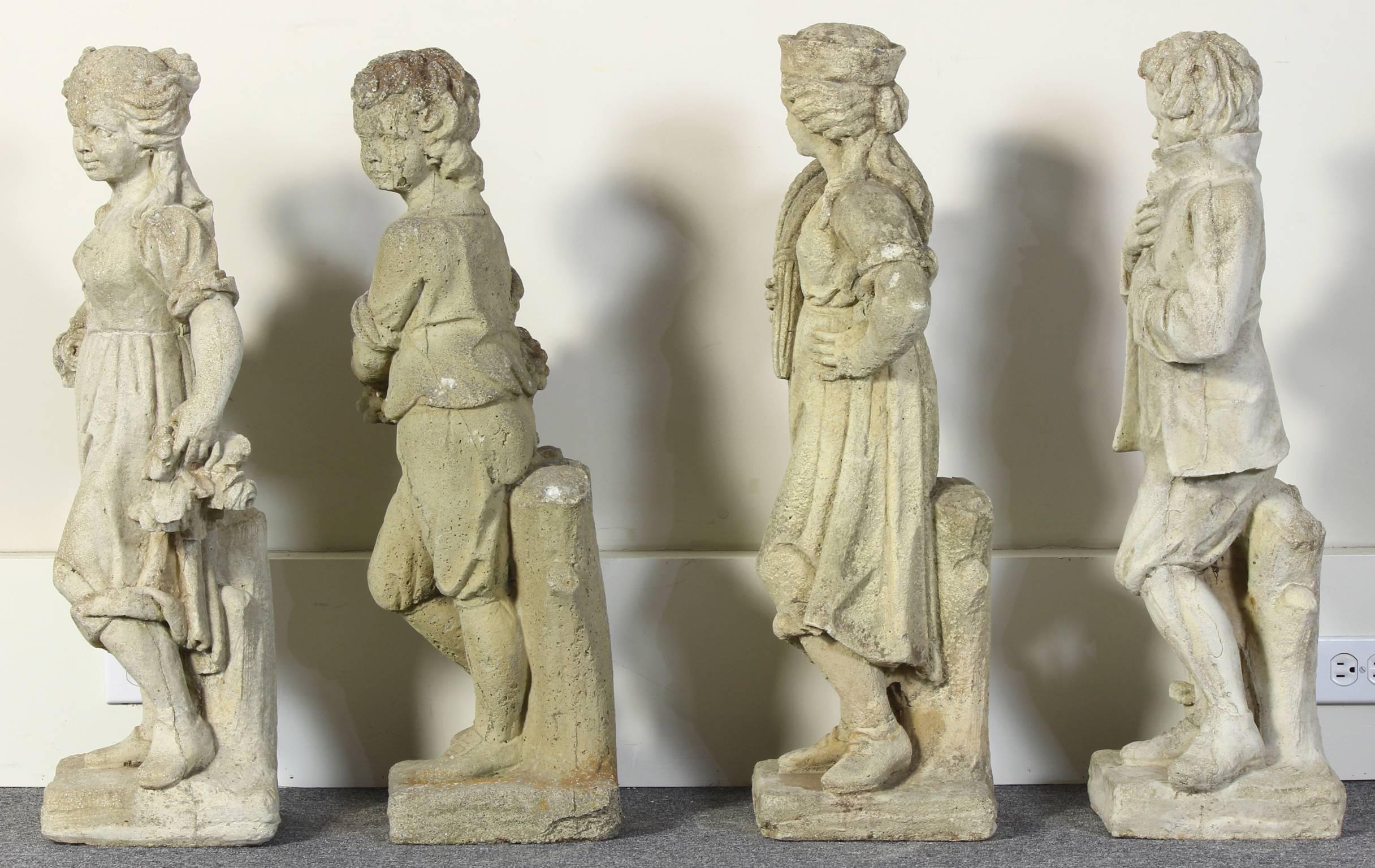 four seasons statues