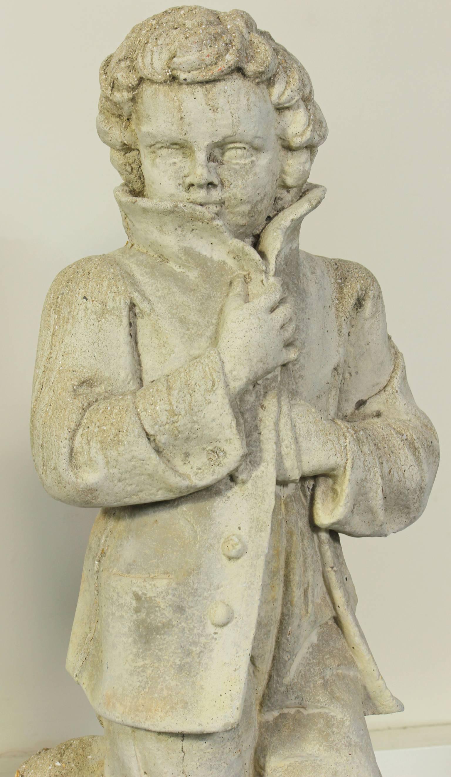 English Cast Stone Garden Statues Depicting the Four Seasons 2