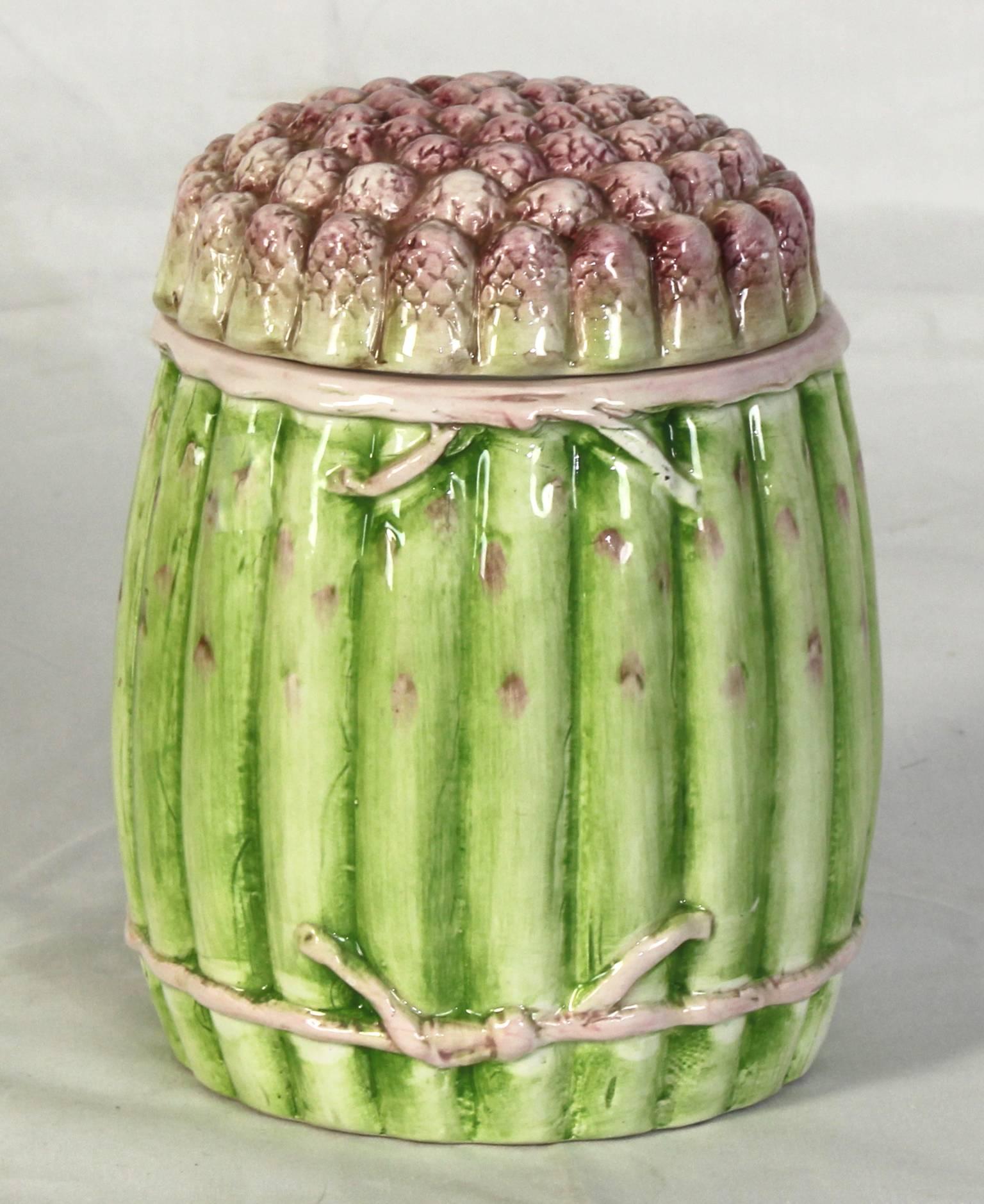 20th Century Collection of Vintage Italian Ceramic Asparagus Containers 
