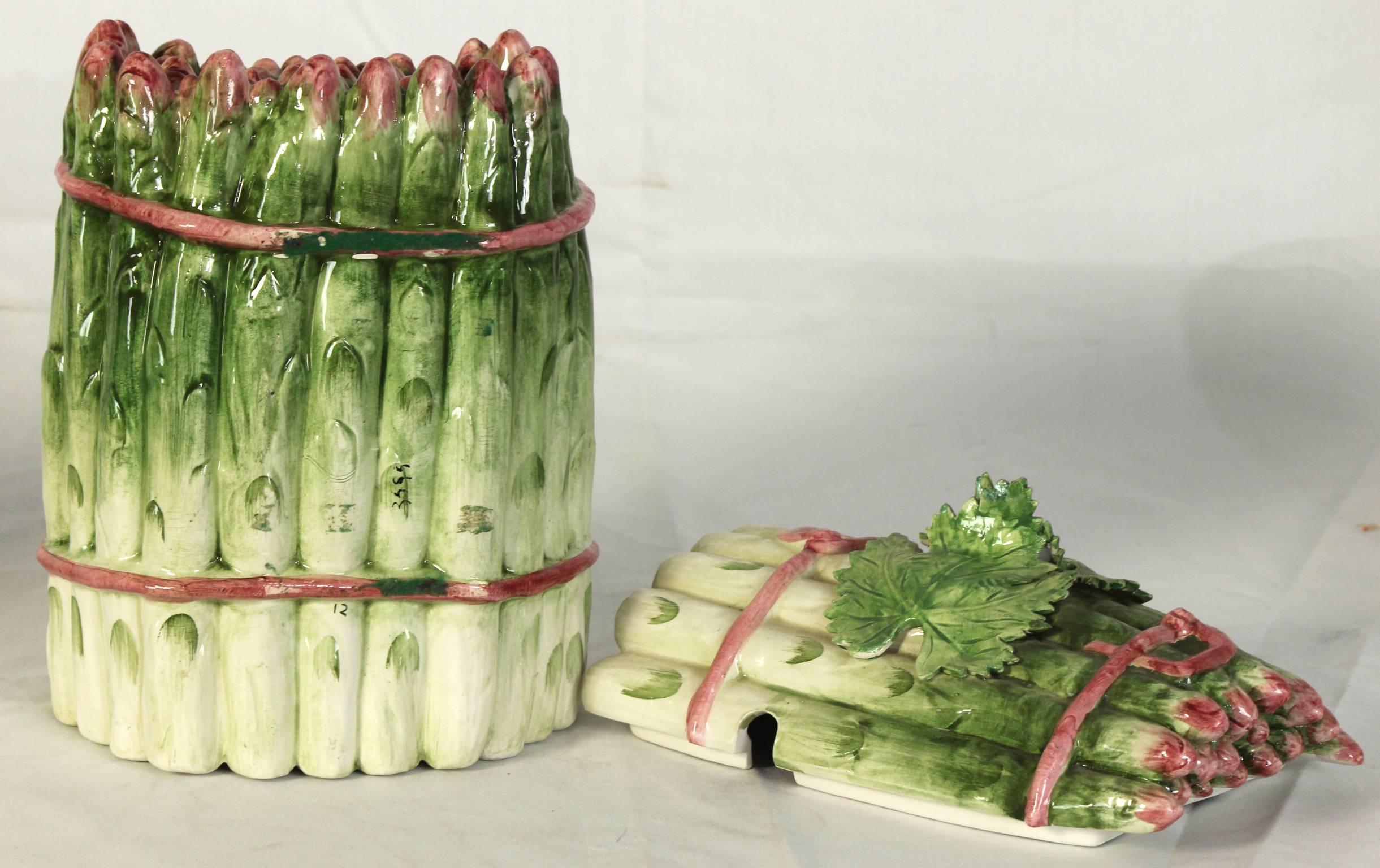 vintage asparagus dish