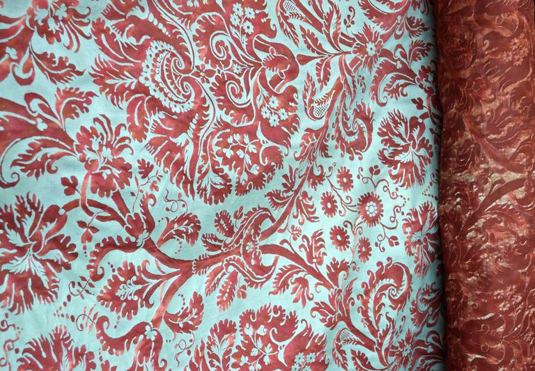 28 Yards of Vintage Fortuny Fabric 