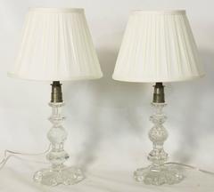 Pair of 19th Century Anglo Irish Candlestick Table Lamps