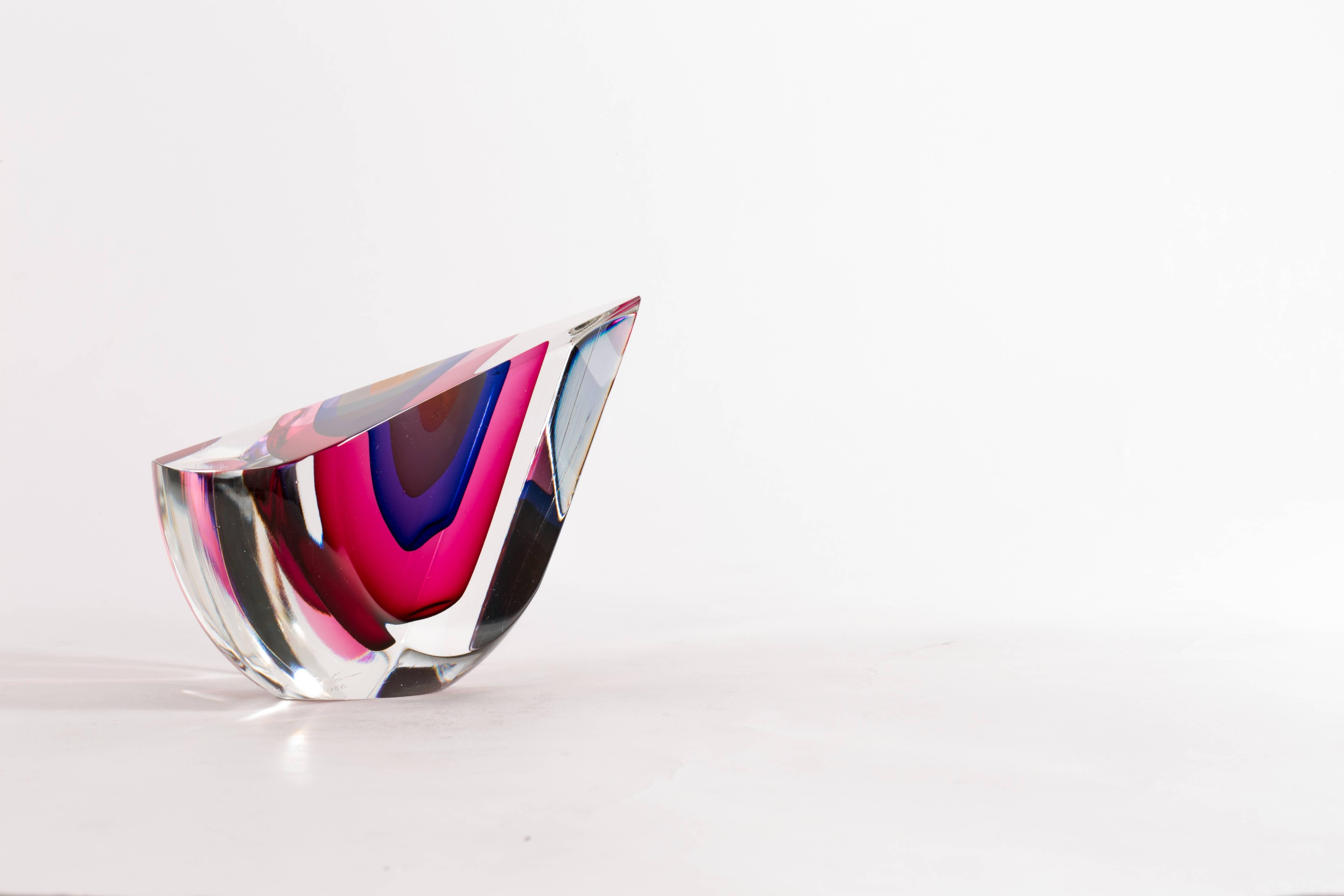 American Harvey Littleton Art Glass Sculpture