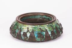 Tiffany Studios New York Mosaic Favrile Jardinière