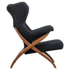 Mid-Century "Fiorenza" Reupholstered Armchair by Franco Albini for Arflex