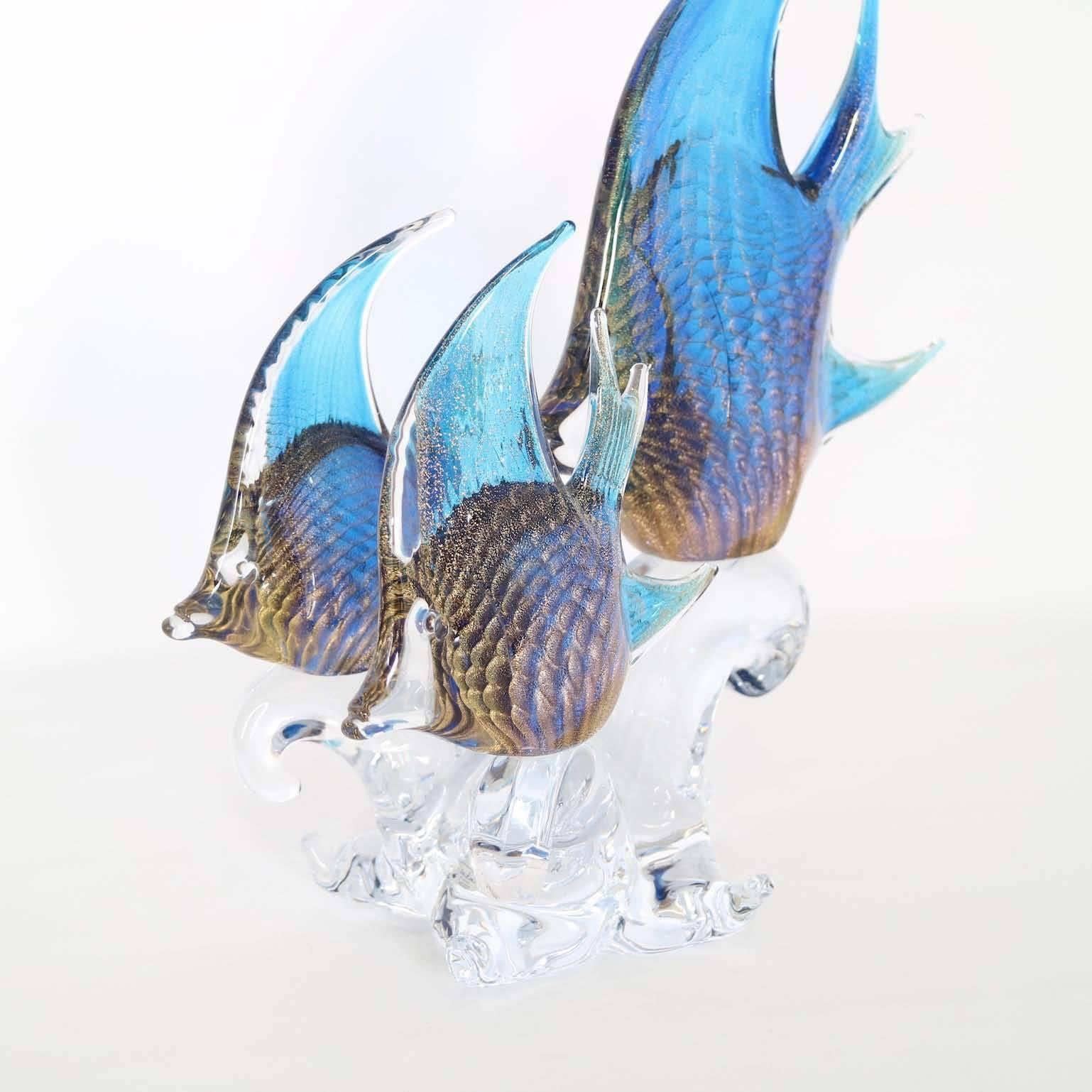 murano glass angel fish