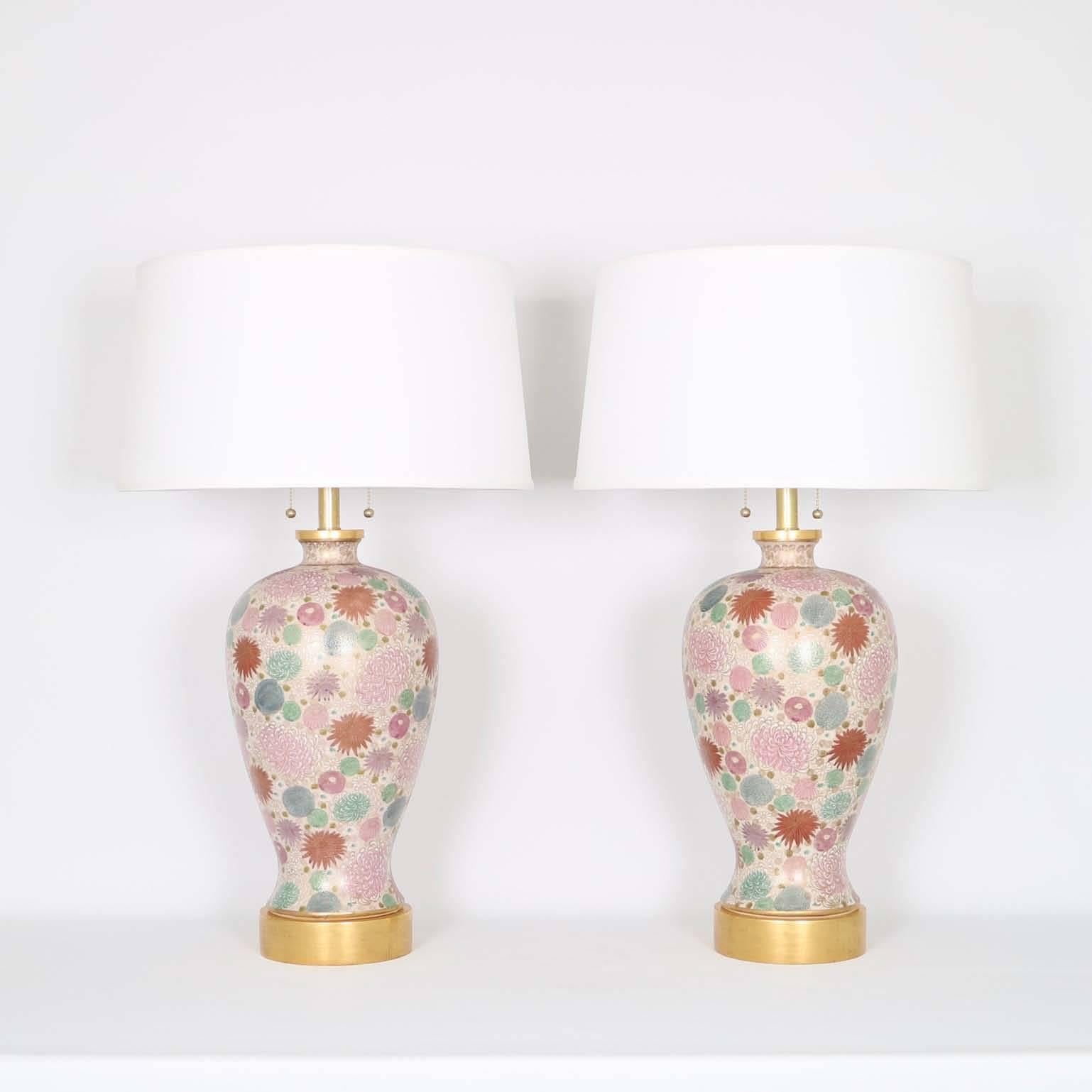 MCM Pair Of Lamps By Paul Hanson In Good Condition In New York, NY