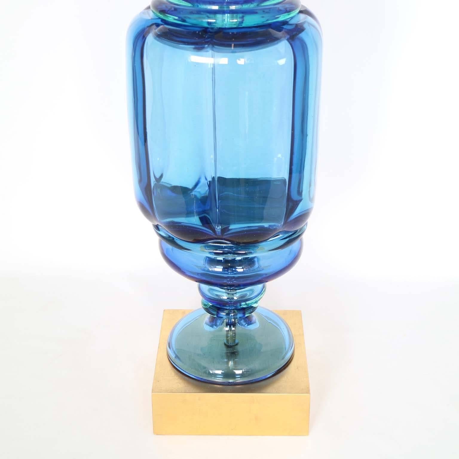 Italian Restored Murano Glass Lamp by Seguso for Marbro