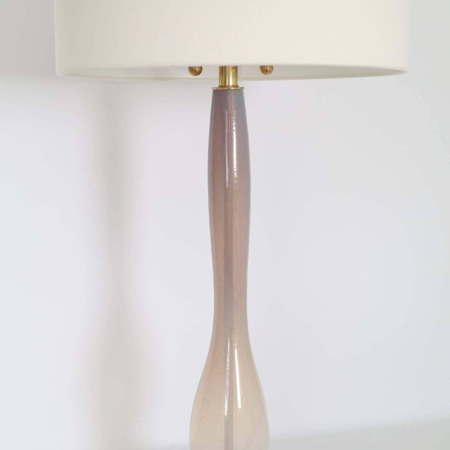 Mid-Century Modern Restored Monumental Fratelli Toso Murano Glass Lamp