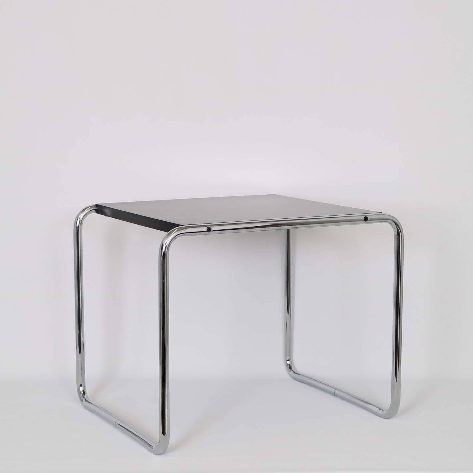 Late 20th Century Signed Side Table by Marcel Breuer for Knoll Studio