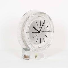 Daum 'Thor' Crystal Desk Clock