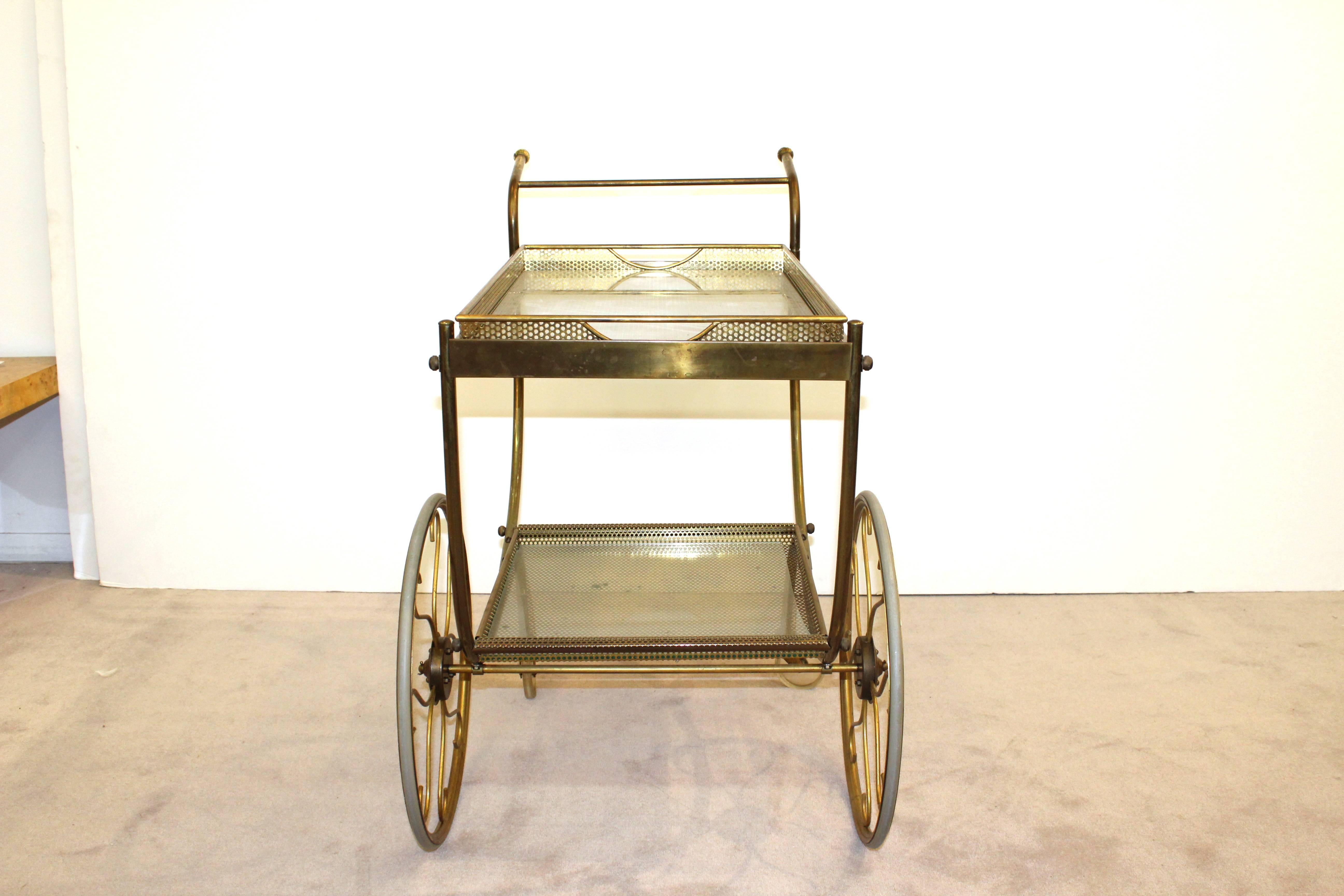 mid century bar carts