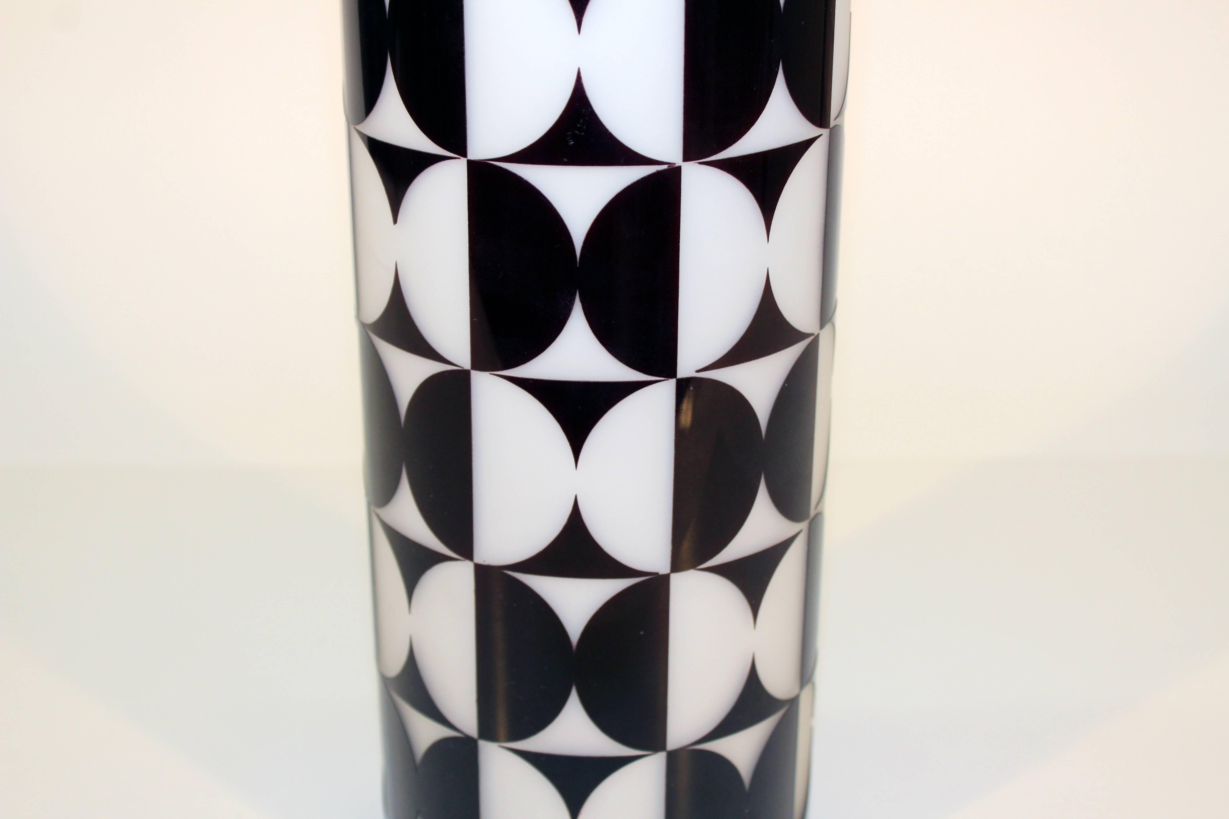 black and white vases for sale