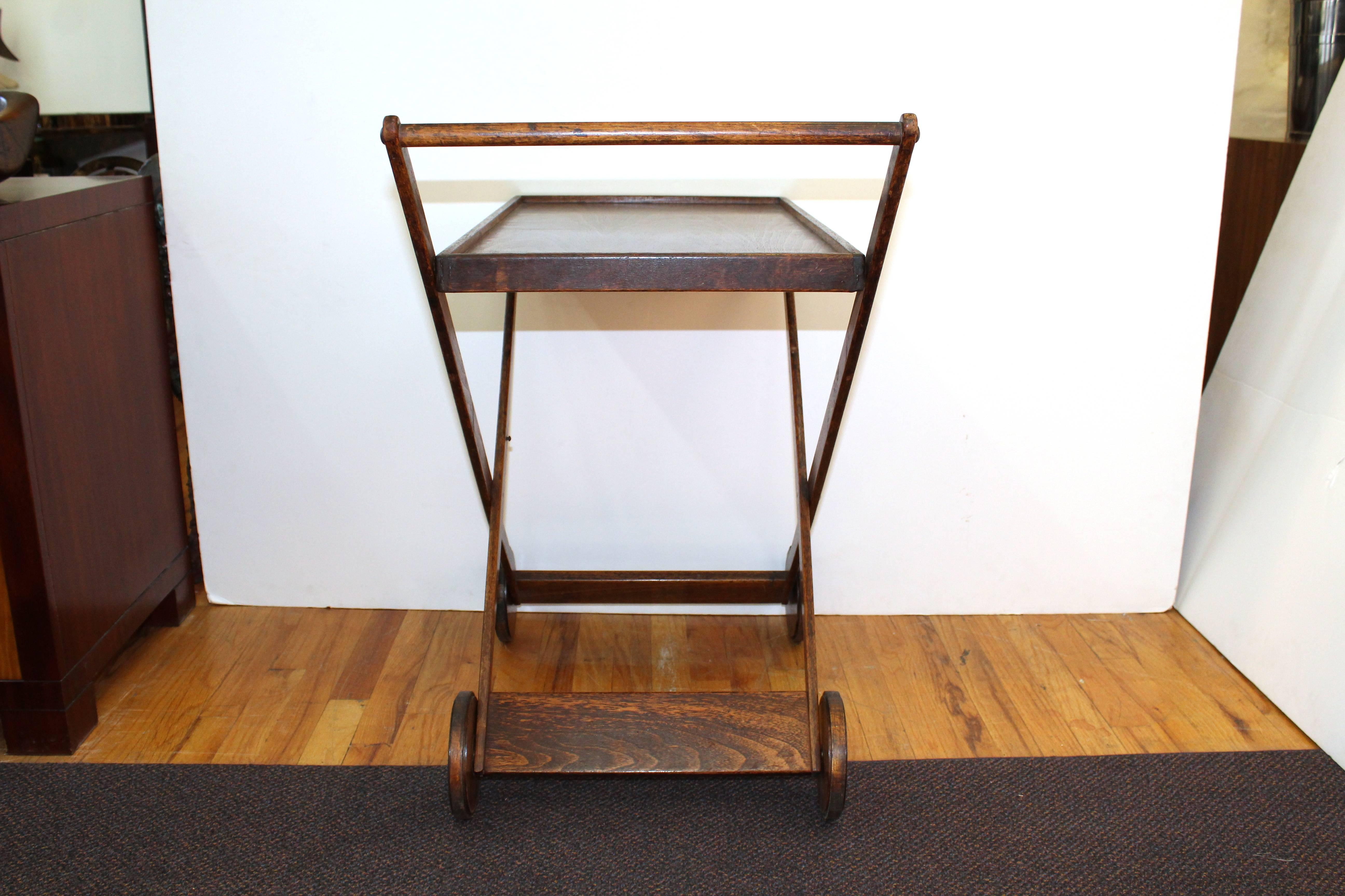 Dennett and Fetz Bar Cart In Good Condition In New York, NY