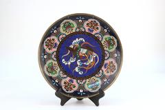 Enamel Plate with Phoenix