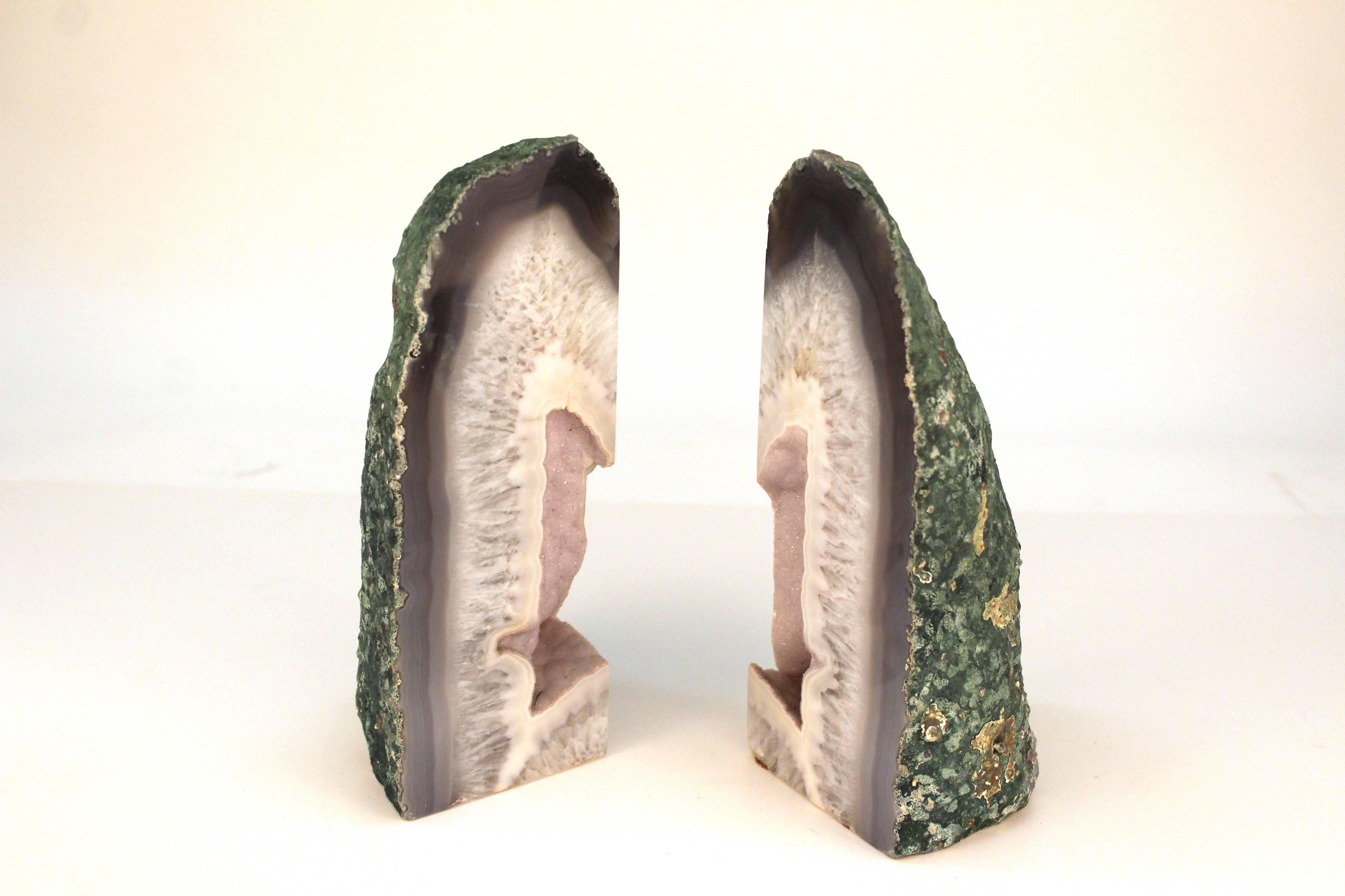 Agate Bookends 1
