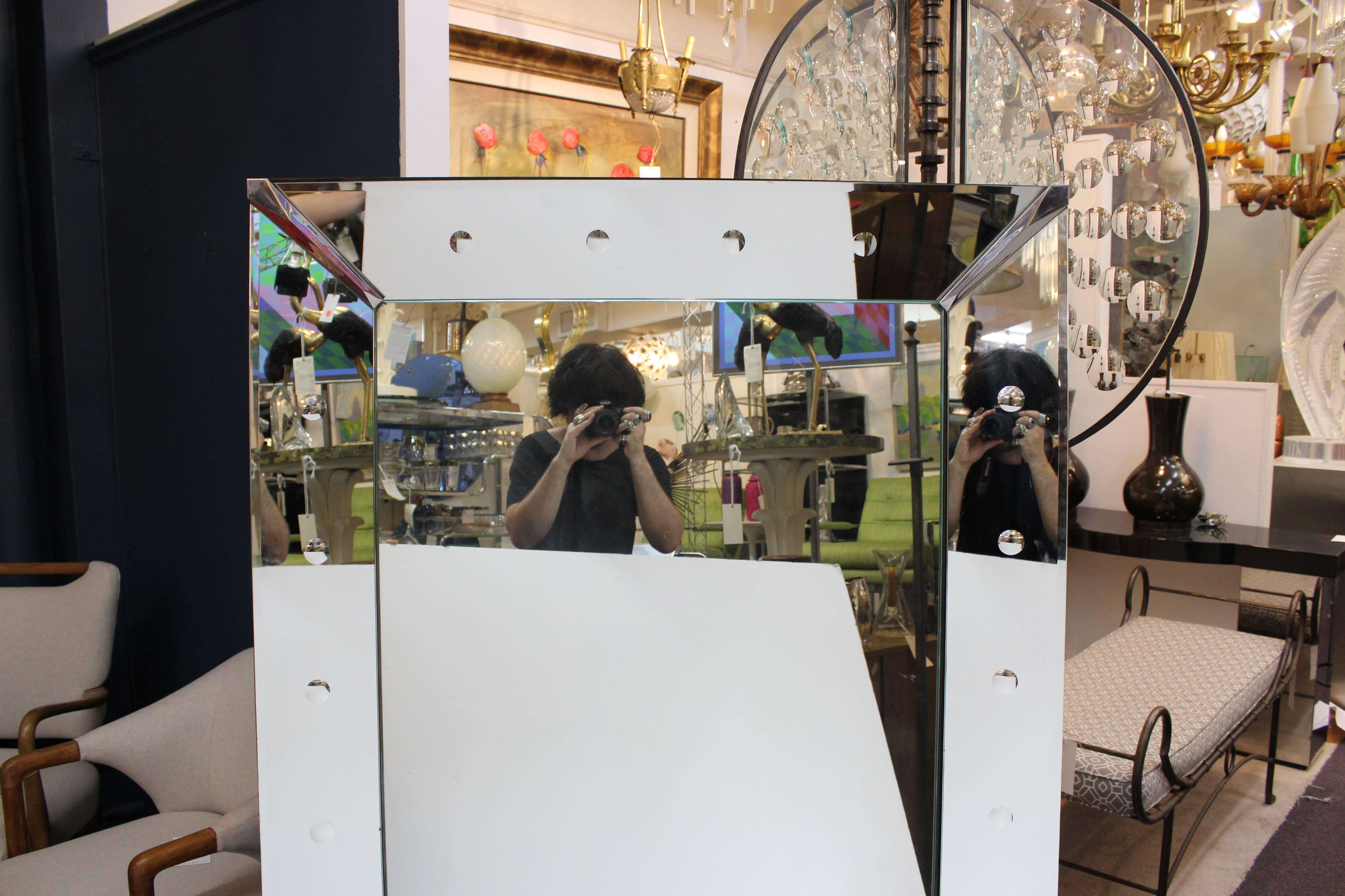 Italian Venetian Mirror with Scalloped Edges