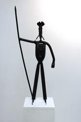 Don Quixote Sculpture on Wooden Base