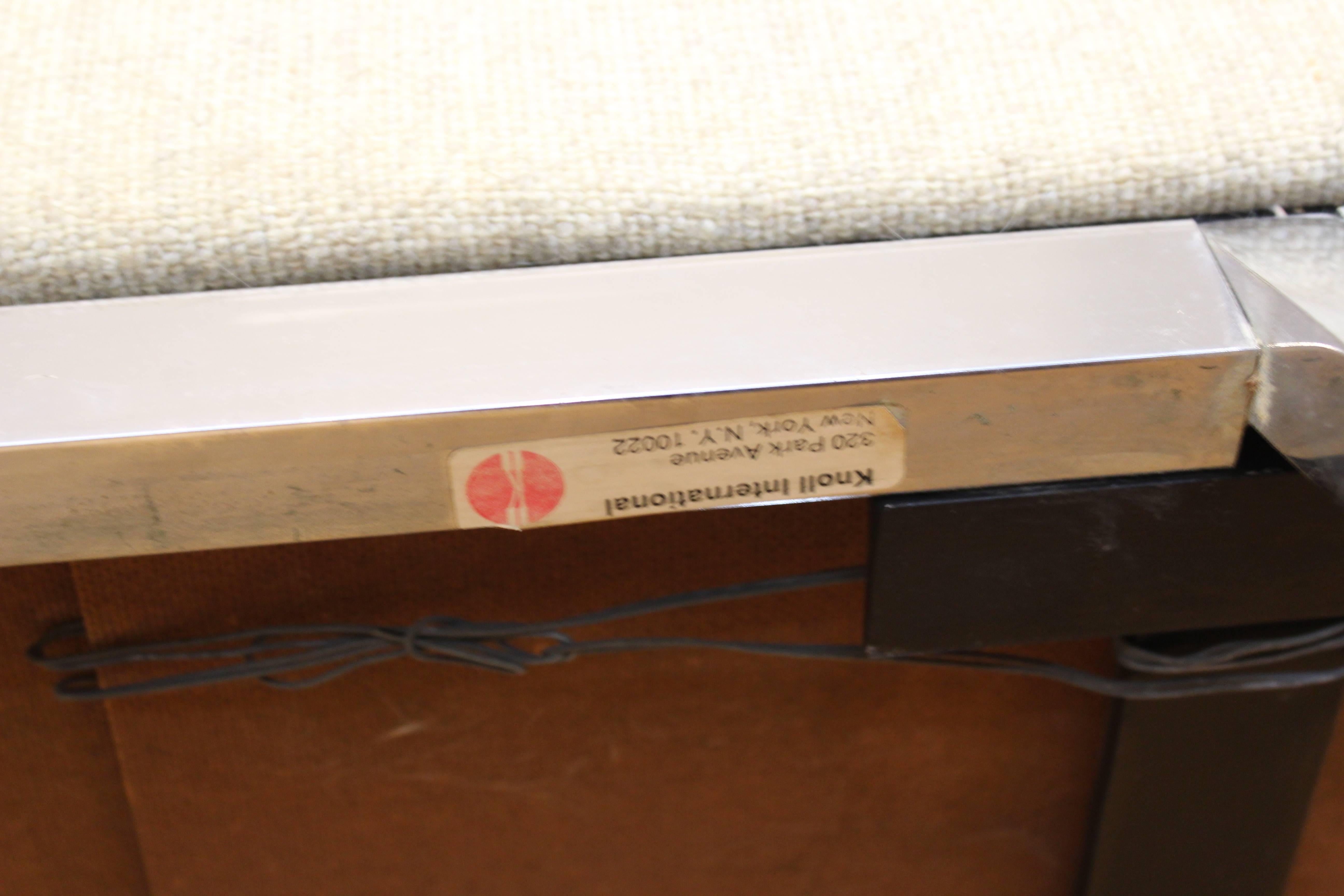 20th Century Florence Knoll for Knoll Three-Seat Angular Sofa