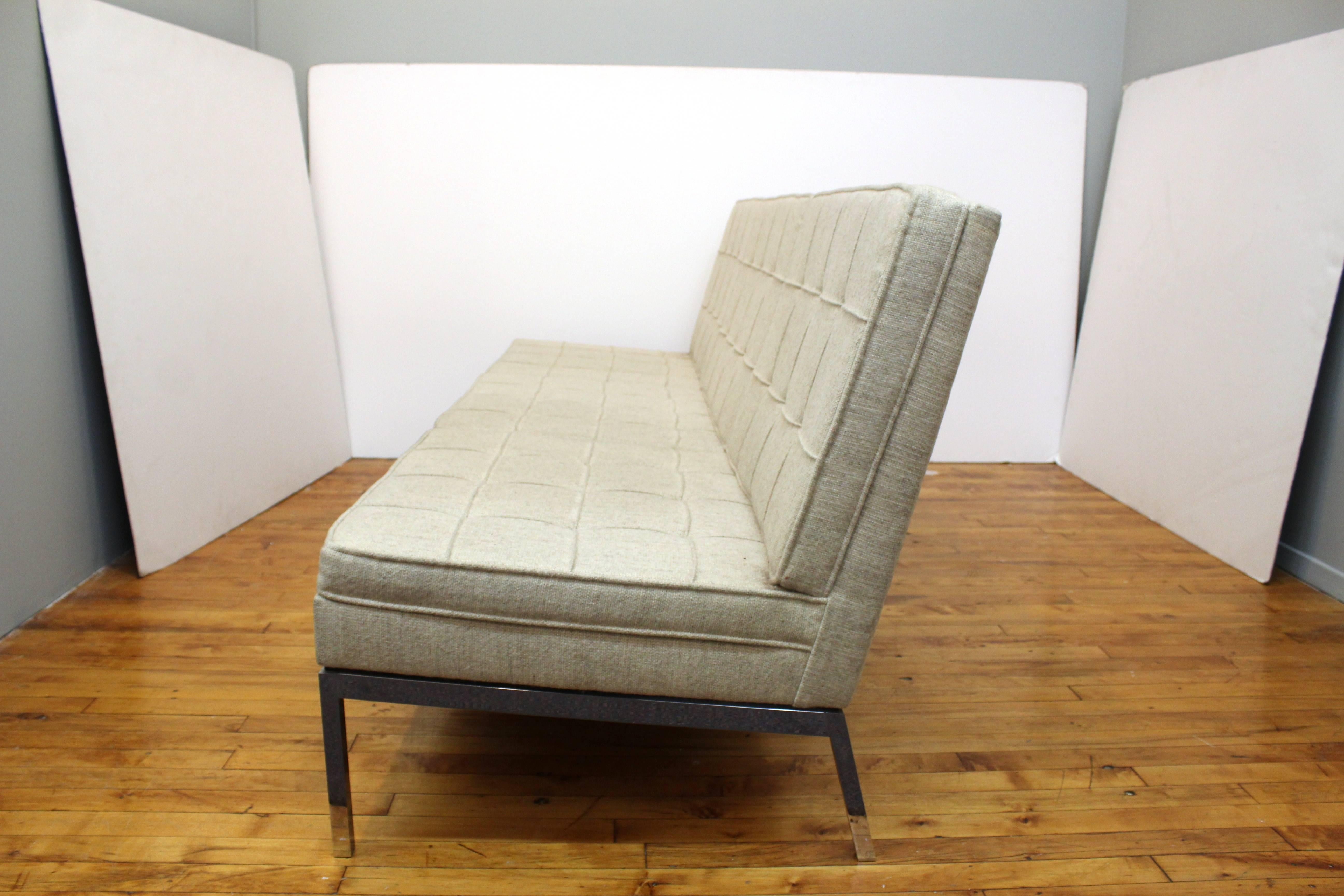 Mid-Century Modern Florence Knoll for Knoll Three-Seat Angular Sofa