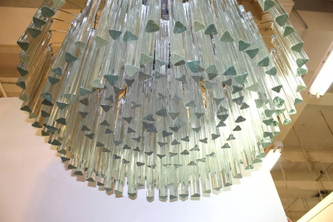 Monumental Venini Chandelier In Good Condition In New York, NY