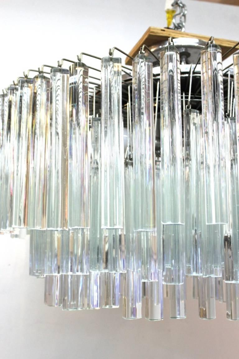 Glass Monumental Venini Chandelier