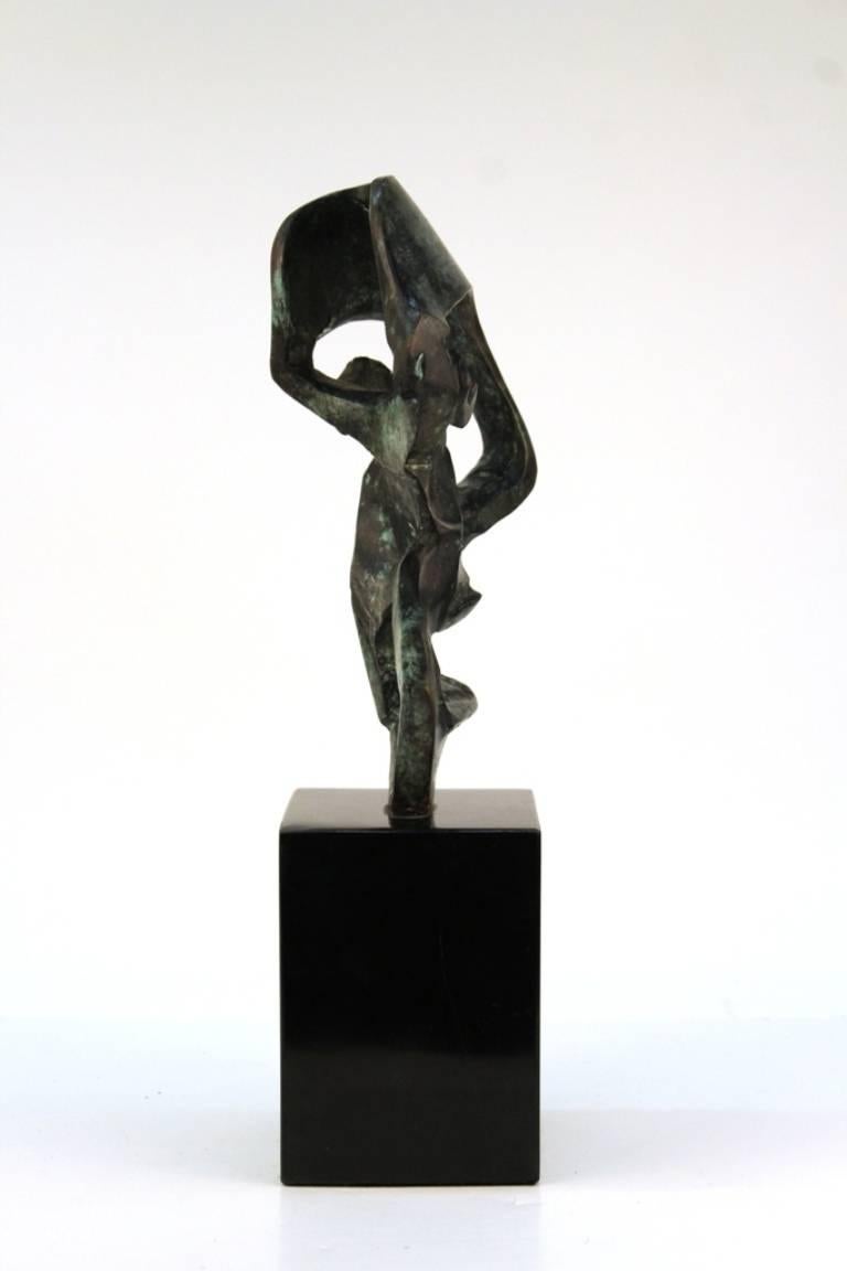 20th Century Know LKS Abstract Sculpture in Bronze and Marble