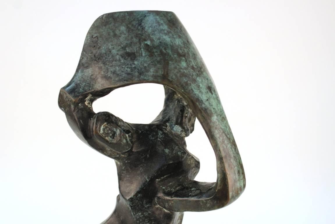 Know LKS Abstract Sculpture in Bronze and Marble 2