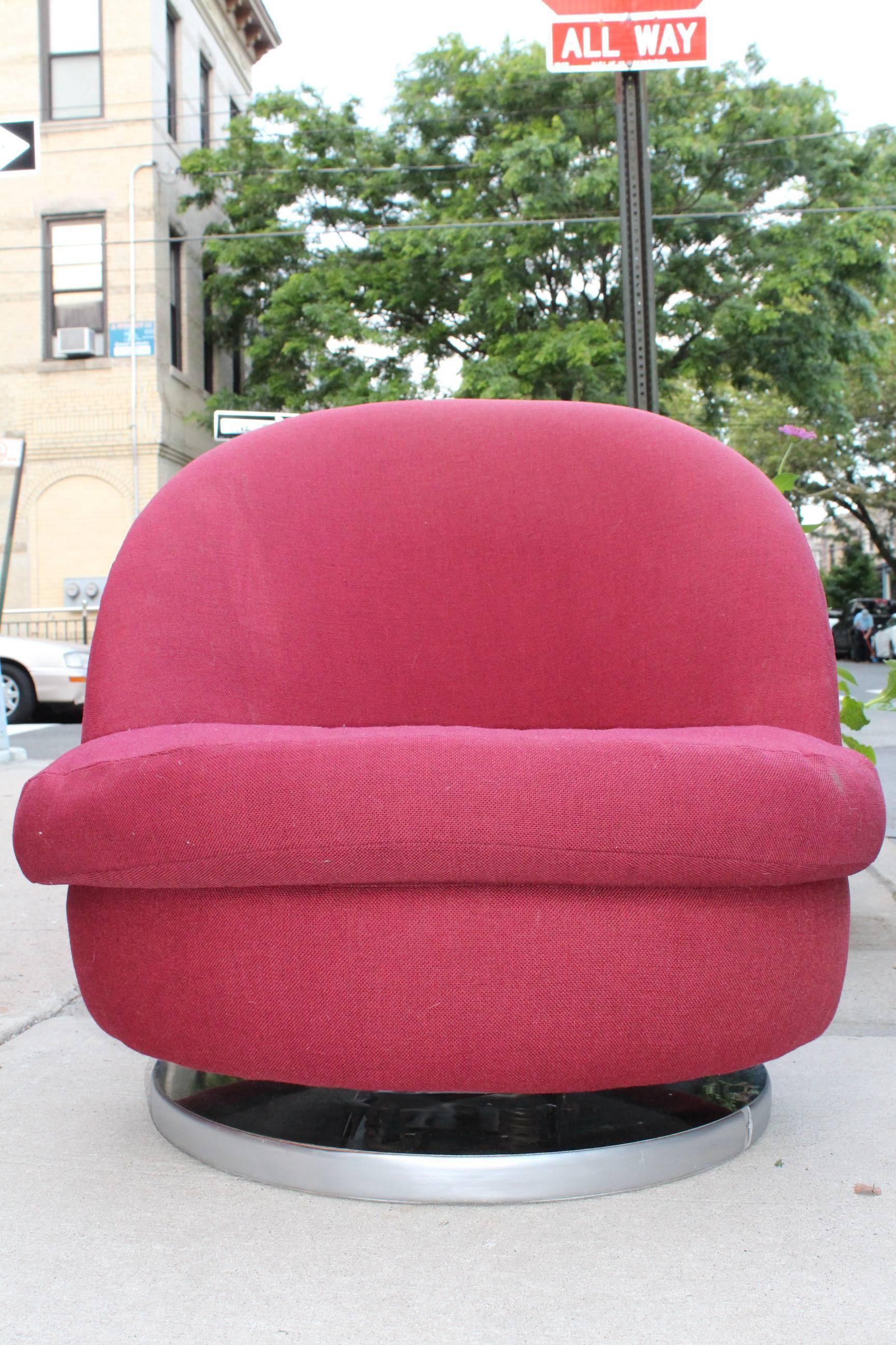 Milo Baughman for Thayer Coggin Swivel Lounge Chairs 2