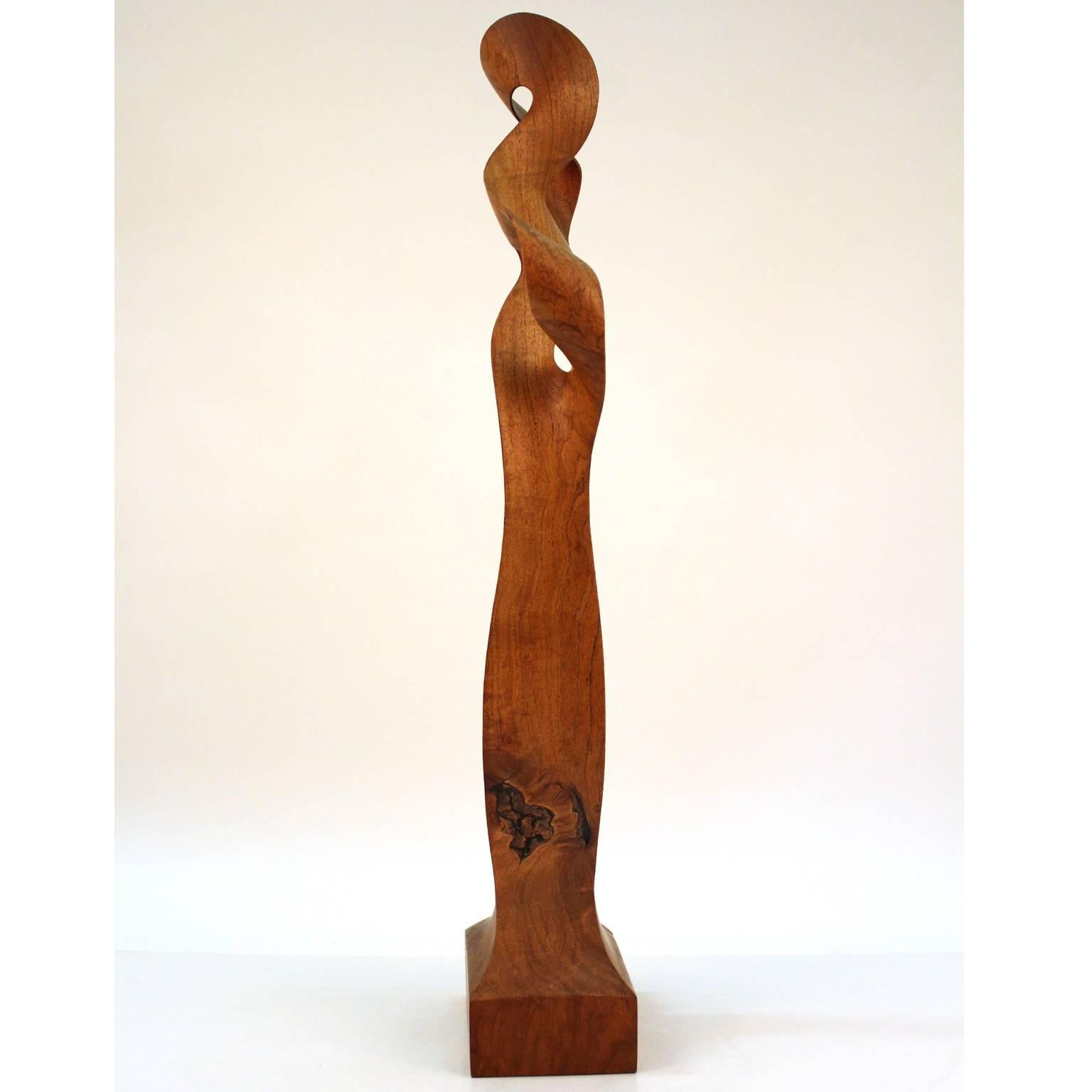 Carved Wood Thomas Woodward Sculpture In Excellent Condition For Sale In New York, NY