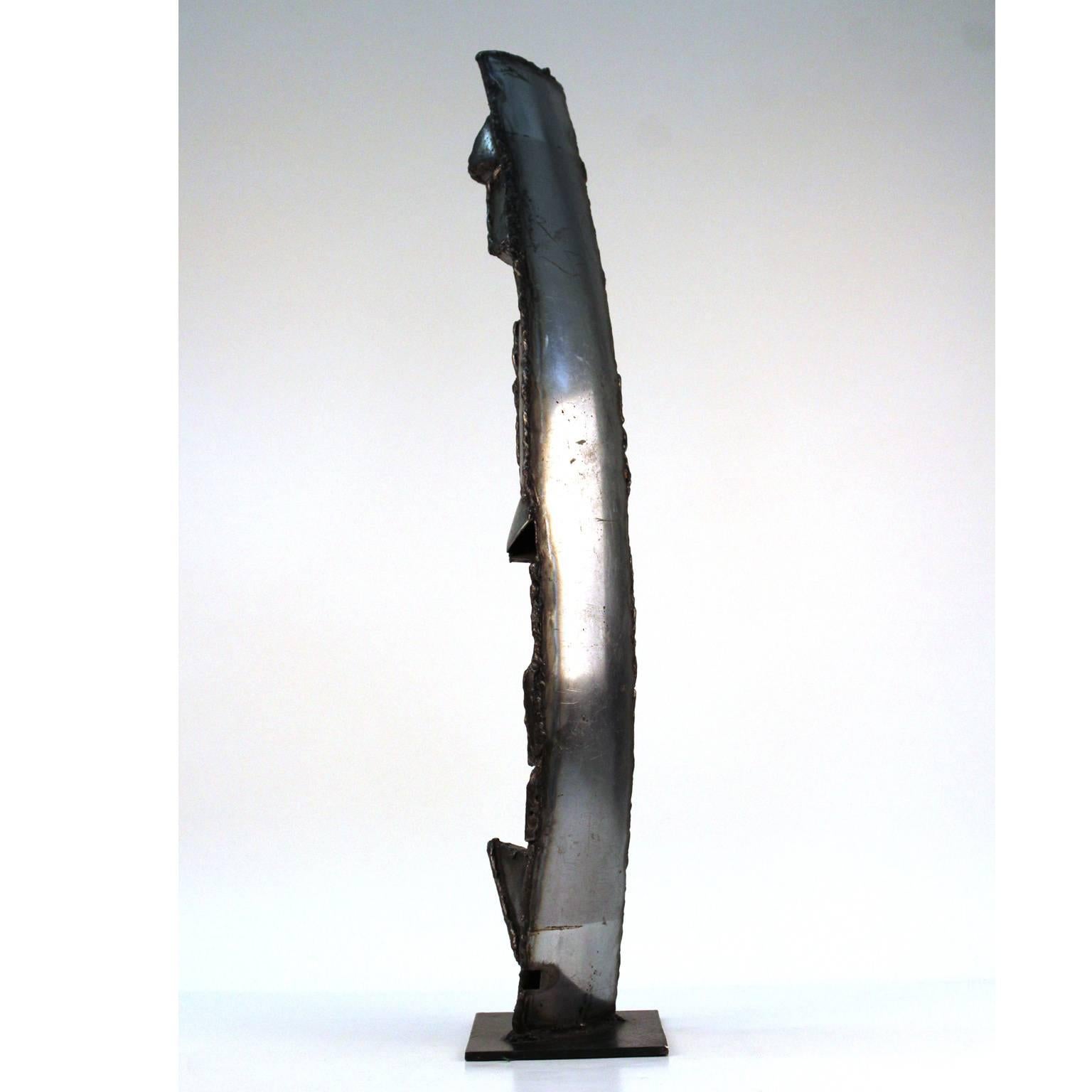 American Brutalist Welded Metal Sculpture by Jason Seley In Good Condition For Sale In New York, NY