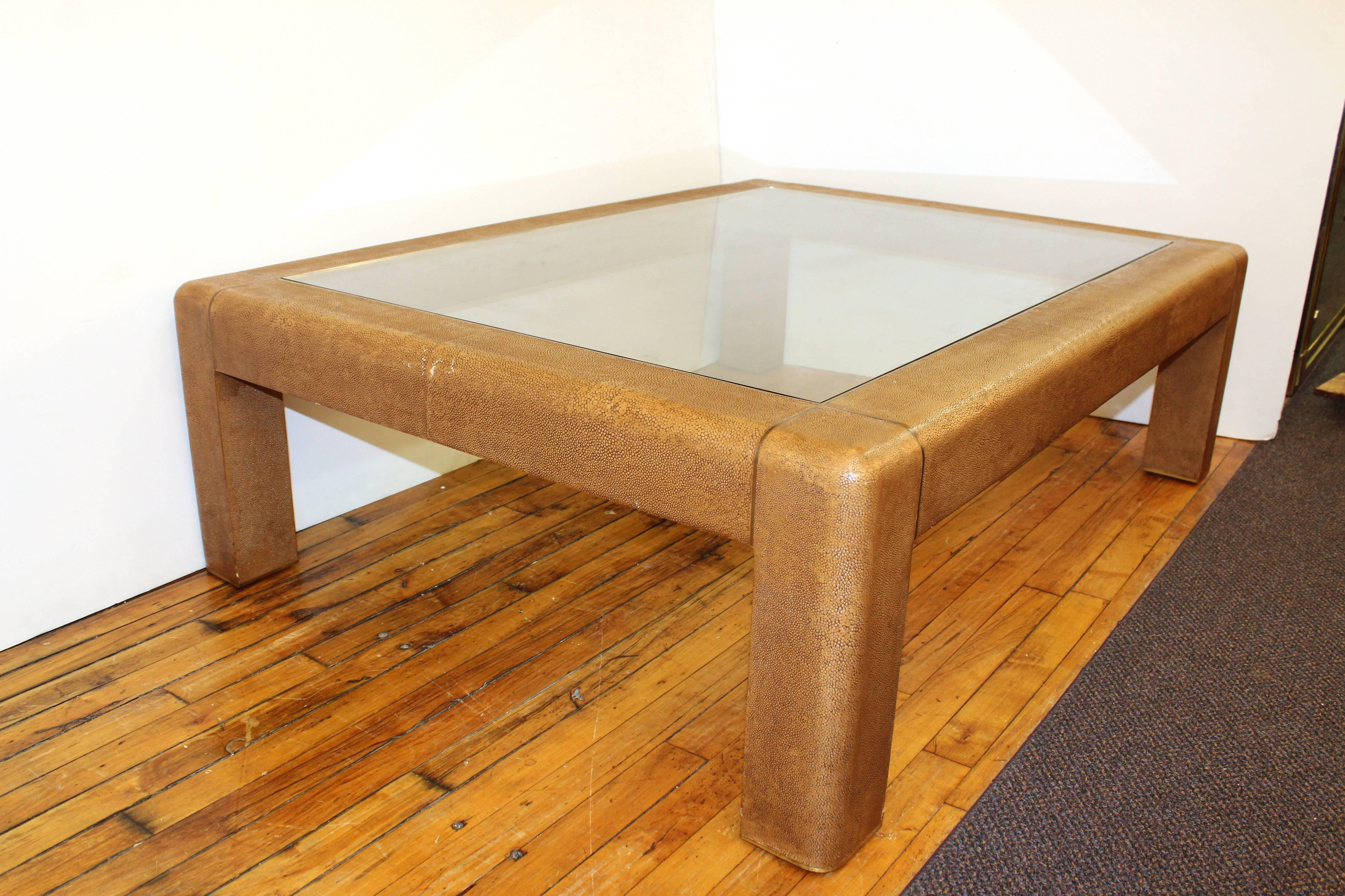 inset coffee table