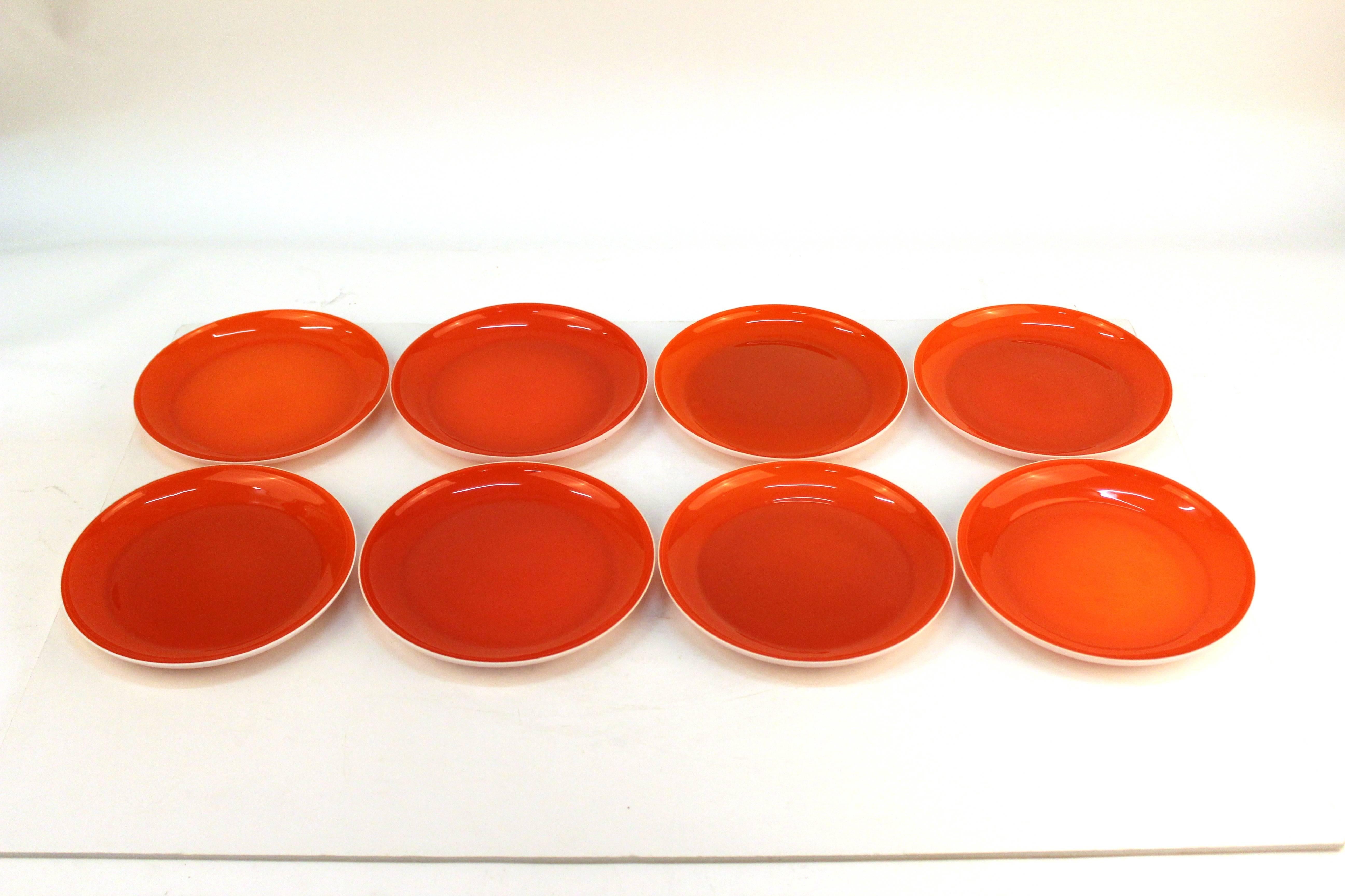 Mid-Century Modern Set of Luncheon and Serving Plates by Carlo Moretti