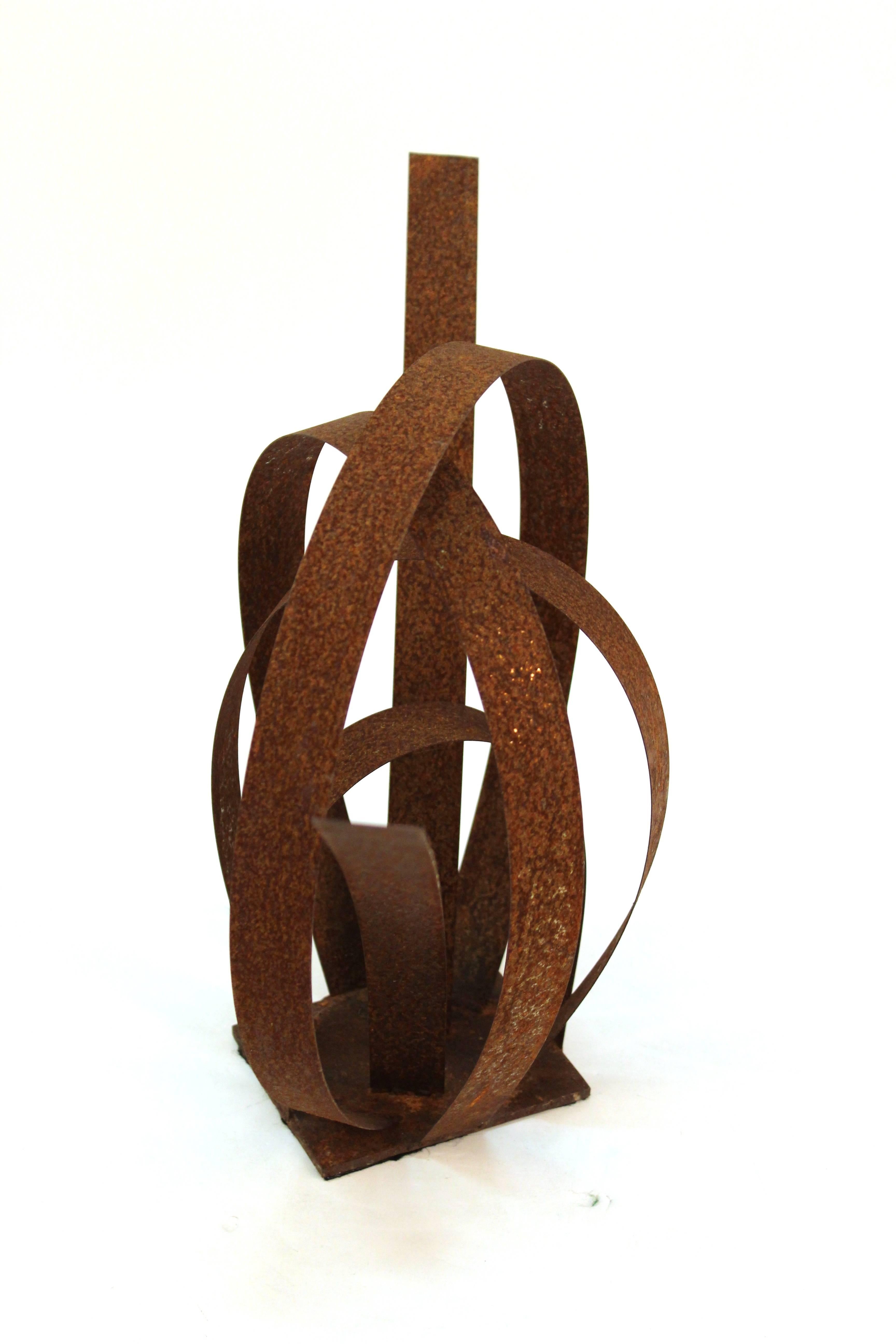 Abstract Loop Metal Sculpture 2